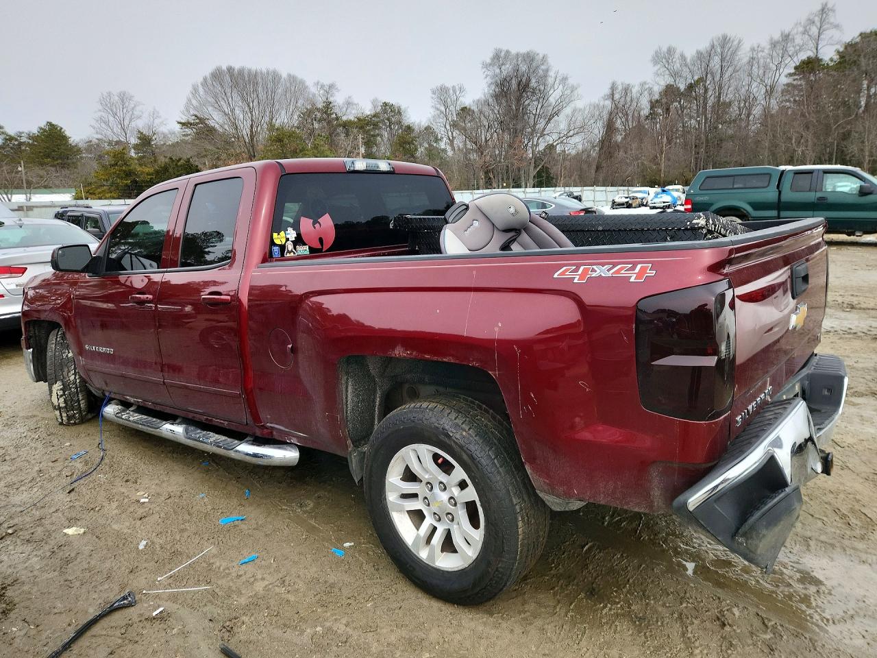 2015 Chevrolet Silverado K1500 Lt Red vin: 1GCVKRECXFZ178381