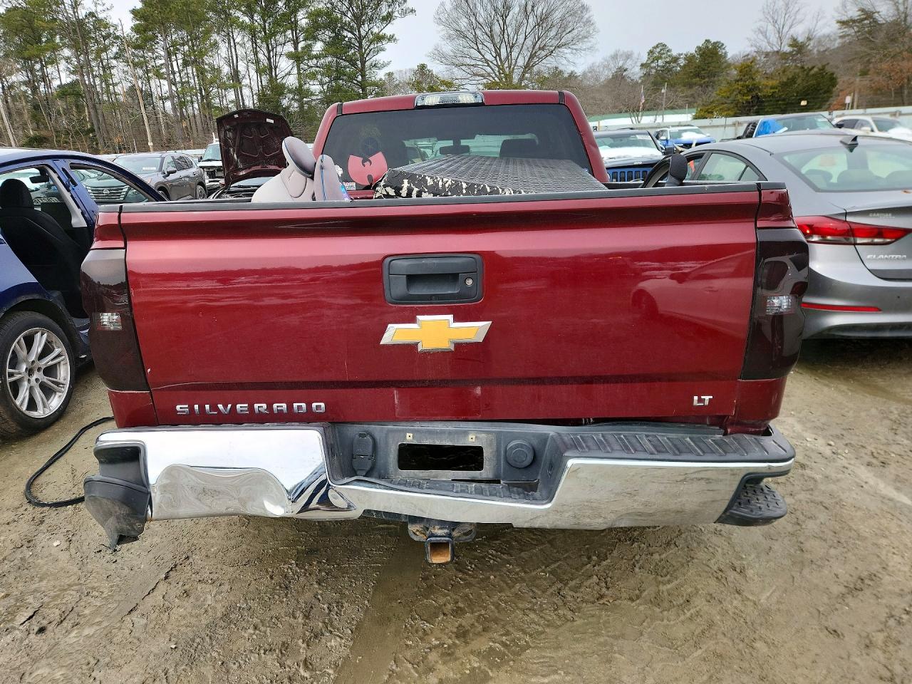 2015 Chevrolet Silverado K1500 Lt Red vin: 1GCVKRECXFZ178381