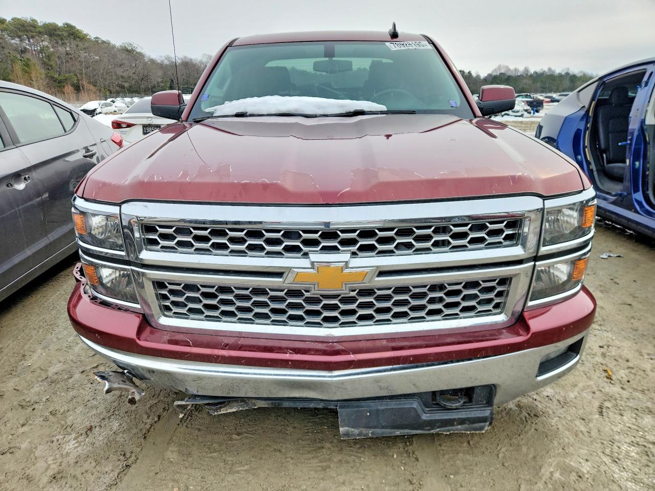 2015 Chevrolet Silverado K1500 Lt Red vin: 1GCVKRECXFZ178381