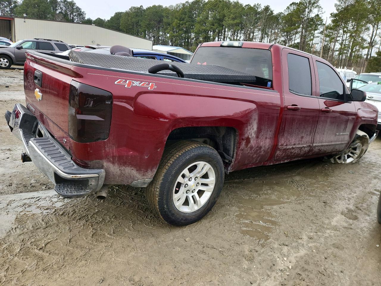 2015 Chevrolet Silverado K1500 Lt Red vin: 1GCVKRECXFZ178381