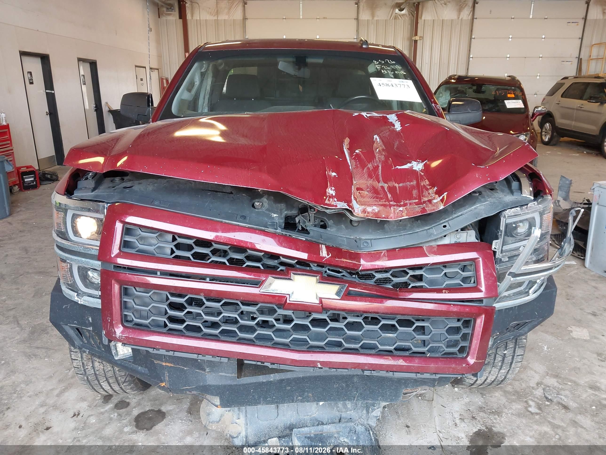 2015 Chevrolet Silverado 1500 Lt Burgundy vin: 1GCVKRECXFZ238384
