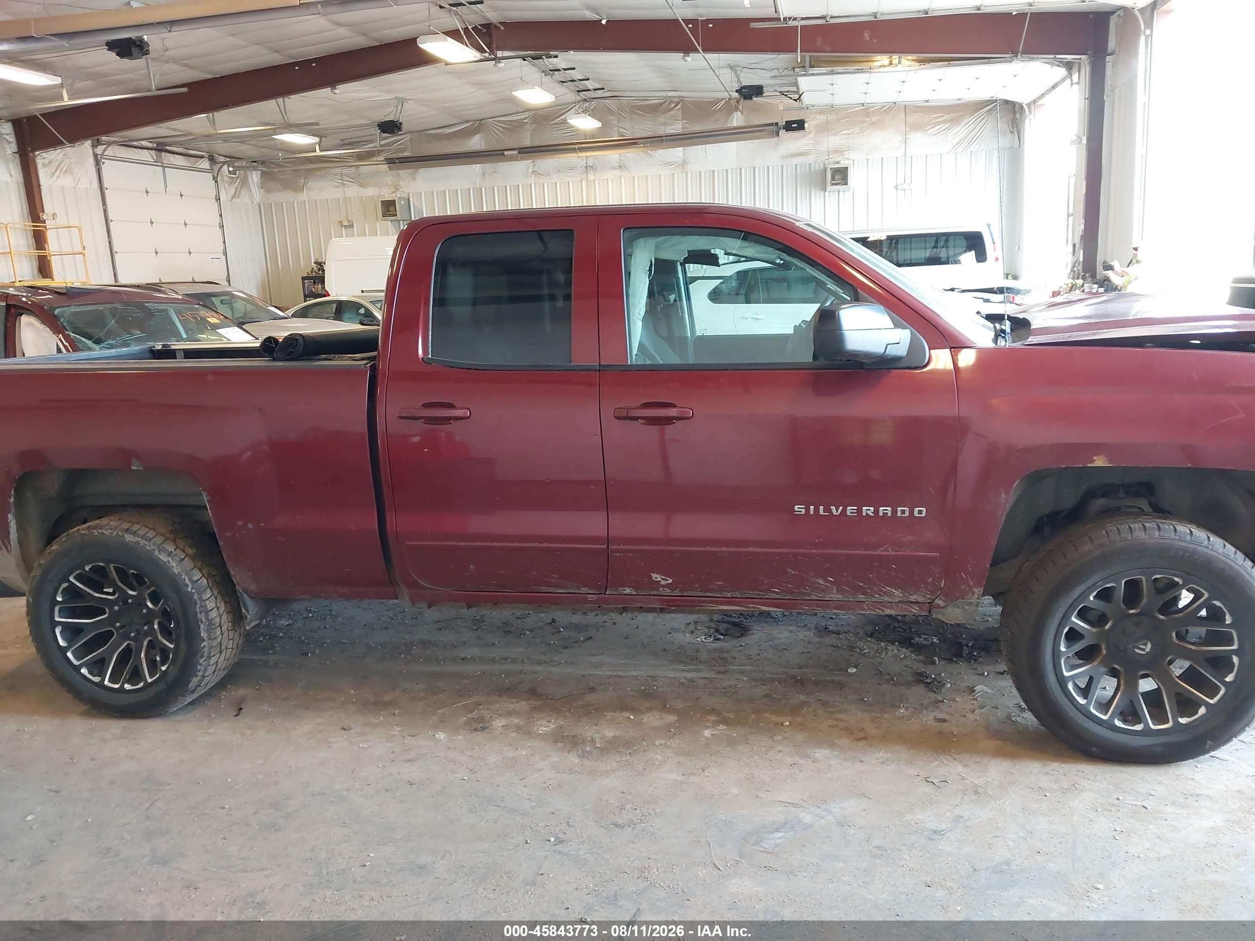 2015 Chevrolet Silverado 1500 Lt Burgundy vin: 1GCVKRECXFZ238384