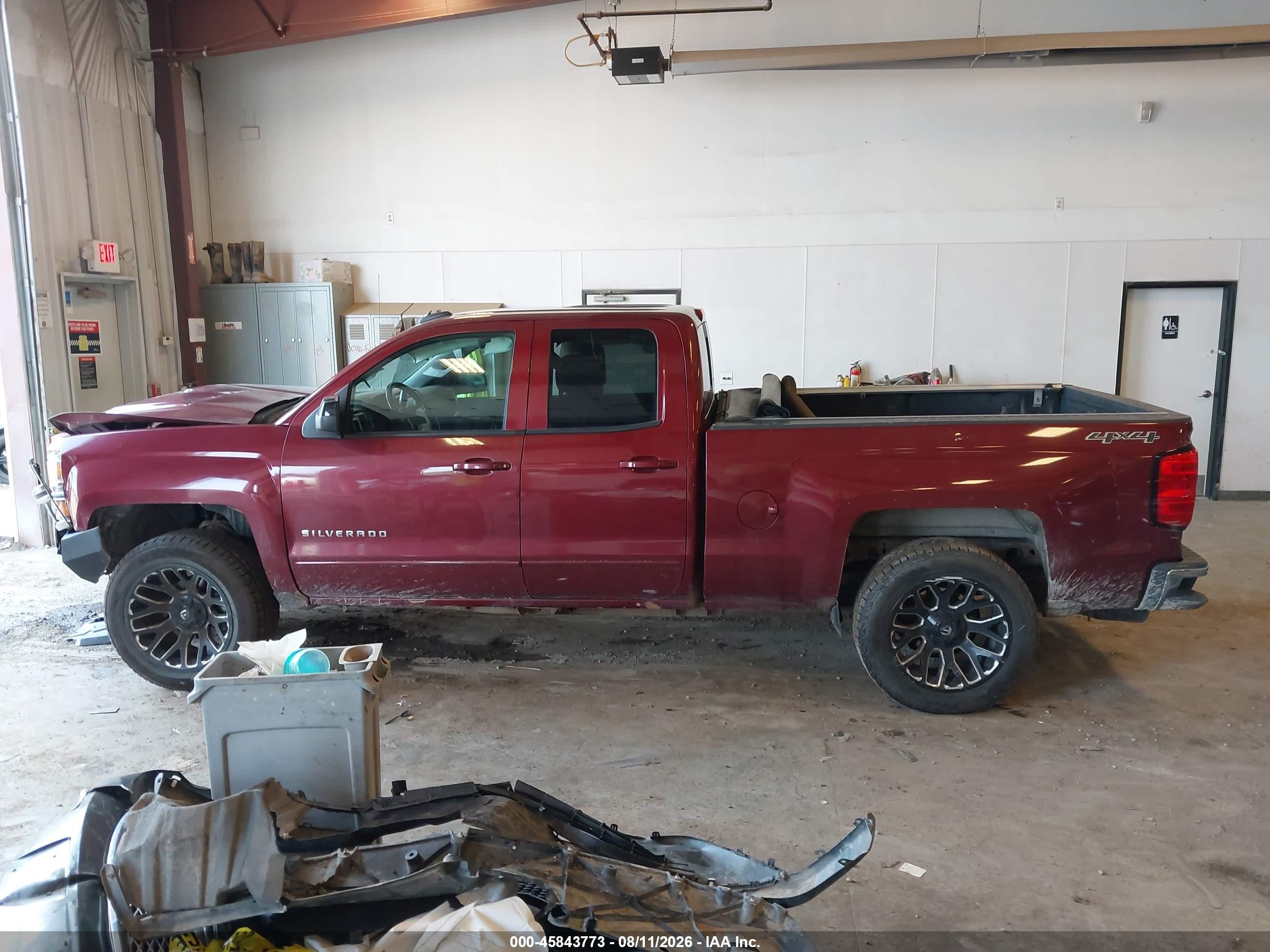 2015 Chevrolet Silverado 1500 Lt Burgundy vin: 1GCVKRECXFZ238384