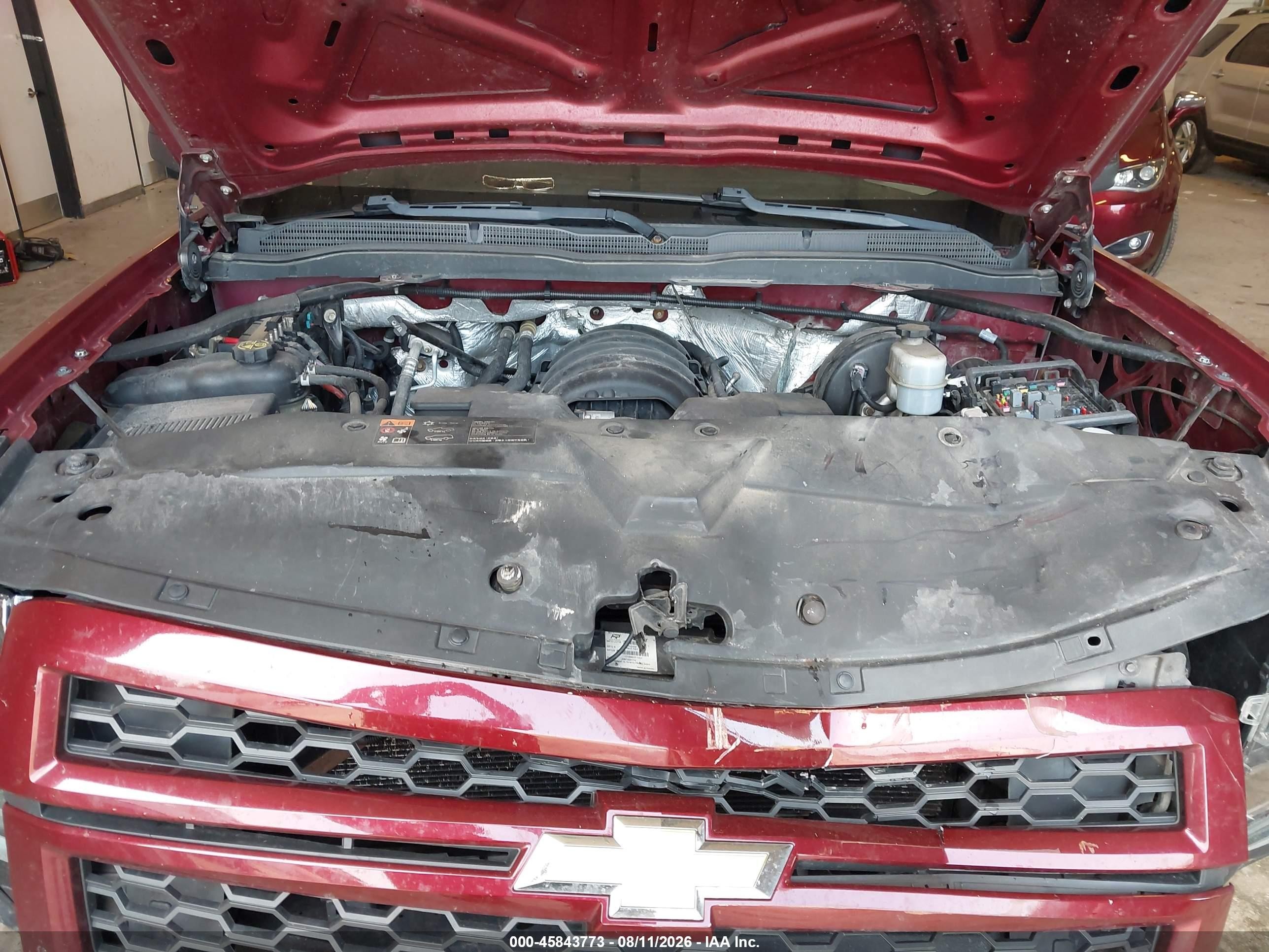 2015 Chevrolet Silverado 1500 Lt Burgundy vin: 1GCVKRECXFZ238384