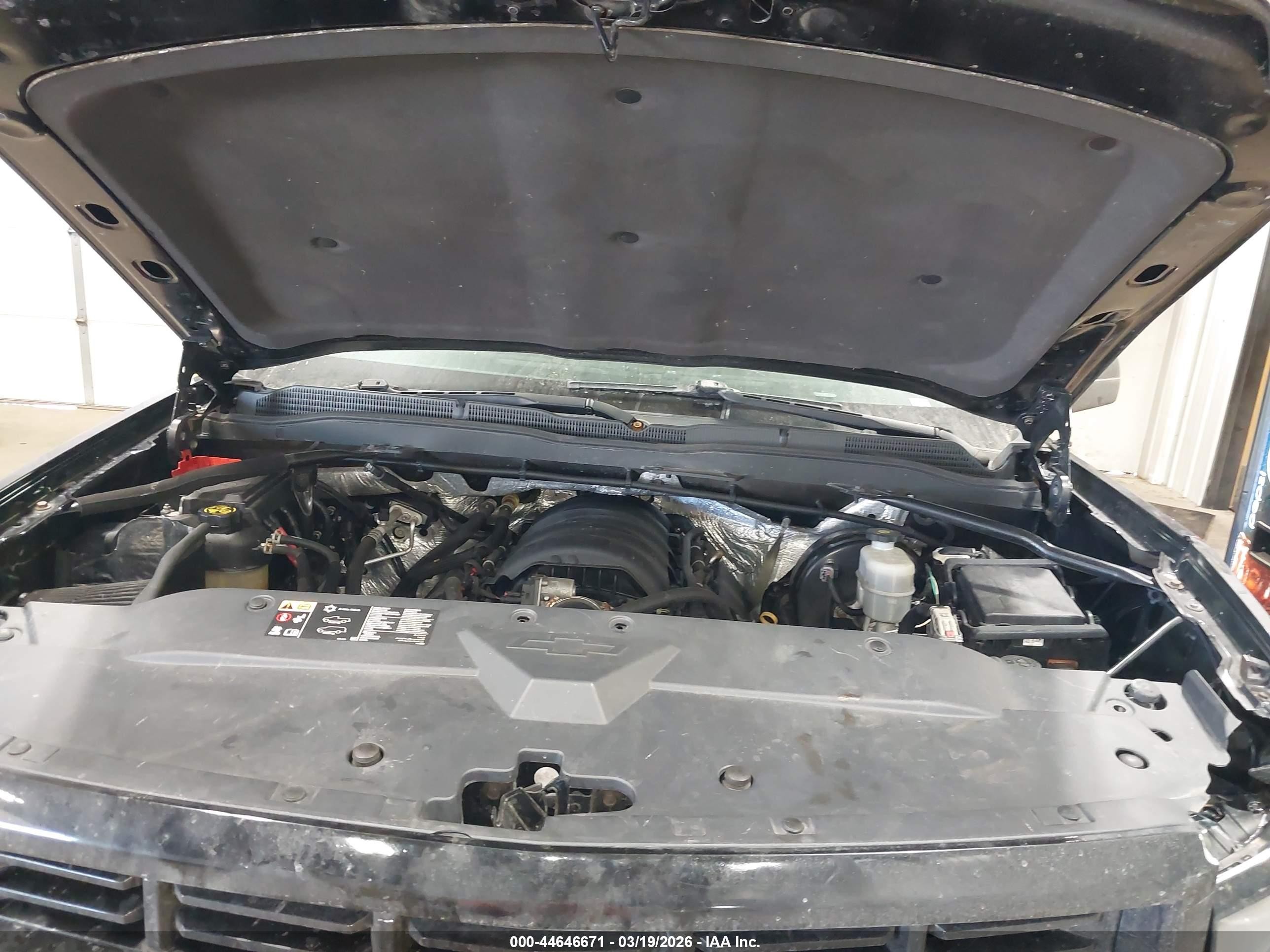 2015 Chevrolet Silverado 1500 2lt Черный vin: 1GCVKRECXFZ316095