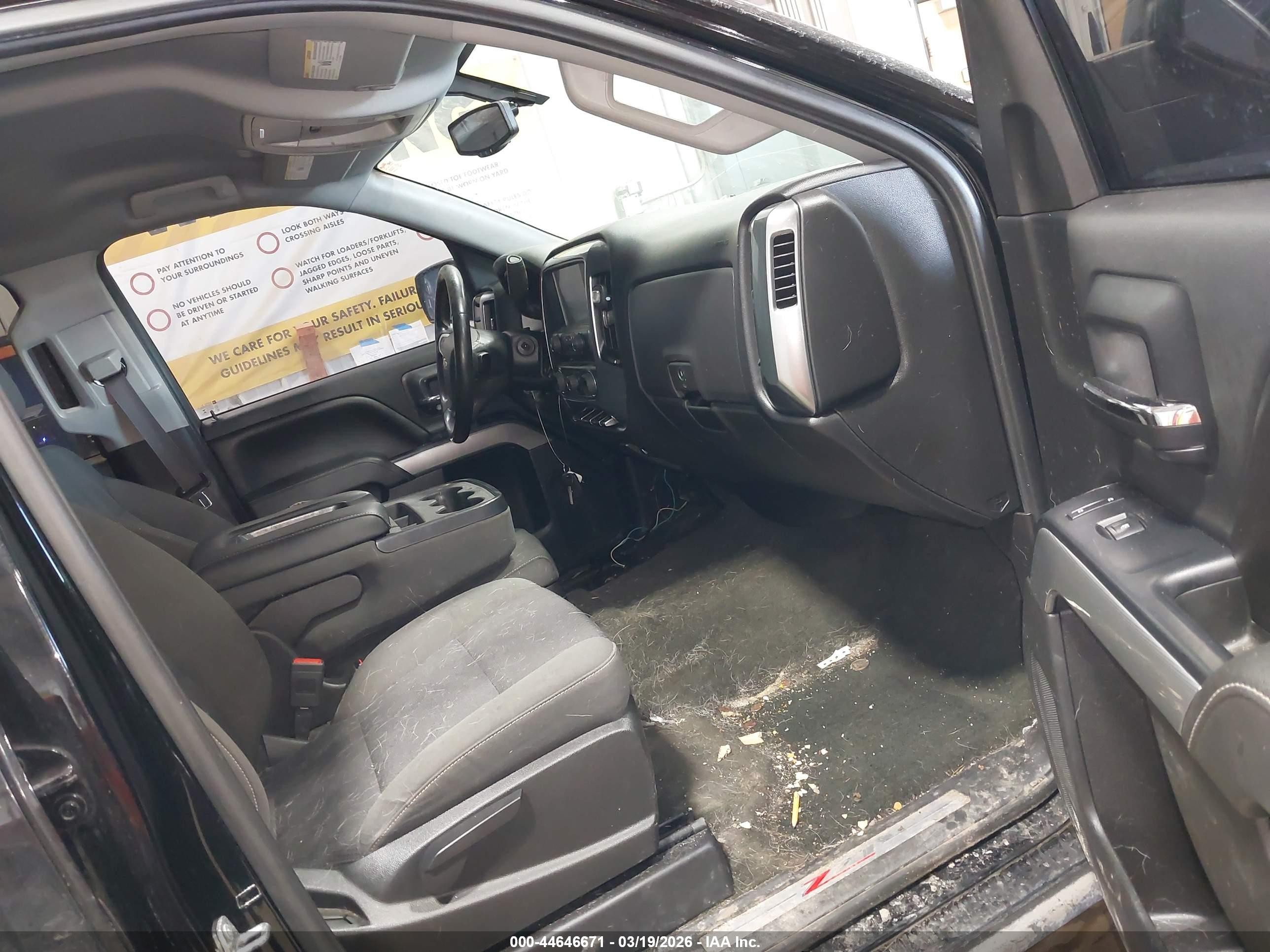 2015 Chevrolet Silverado 1500 2lt Черный vin: 1GCVKRECXFZ316095