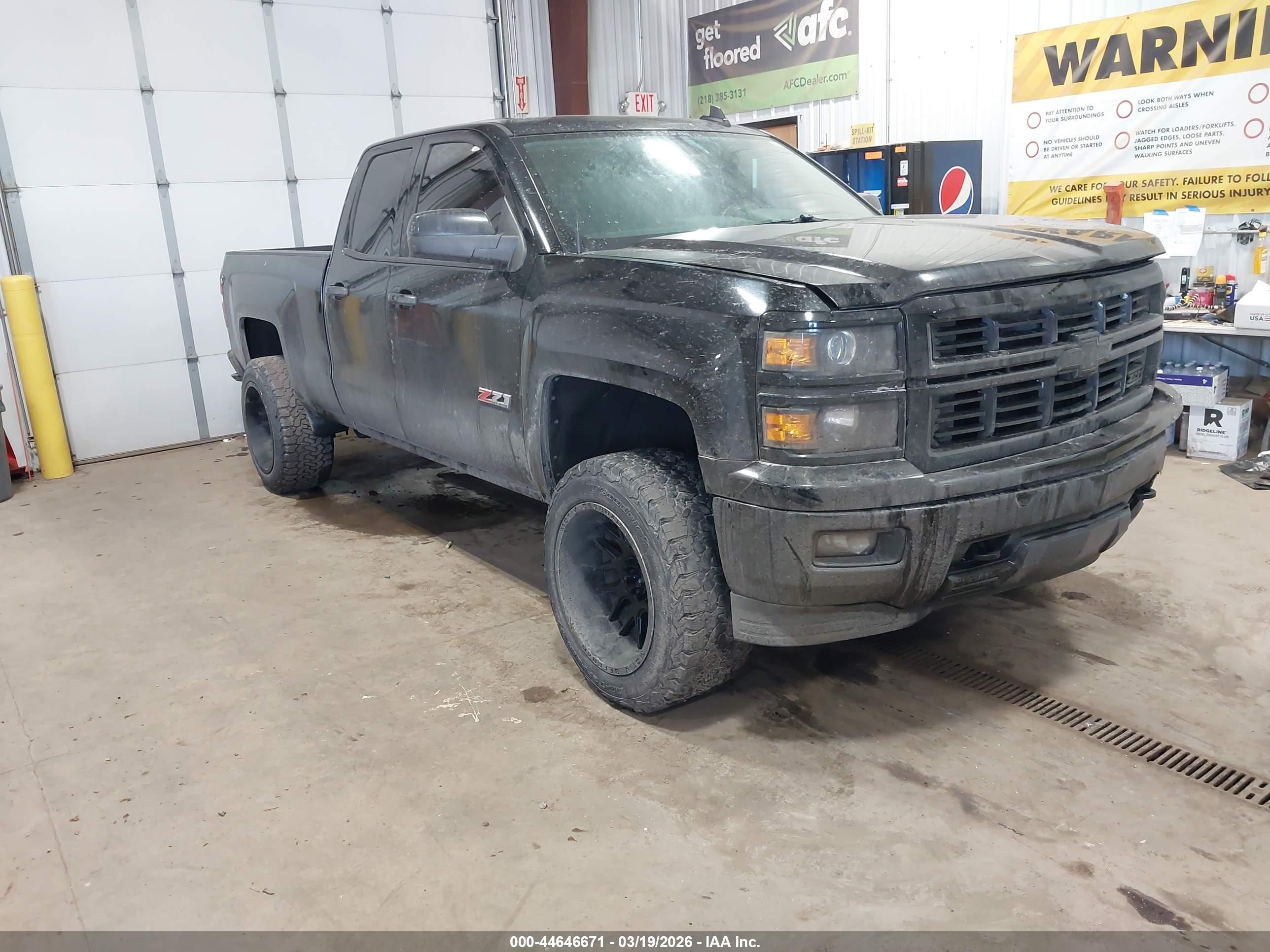 2015 Chevrolet Silverado 1500 2lt Черный vin: 1GCVKRECXFZ316095