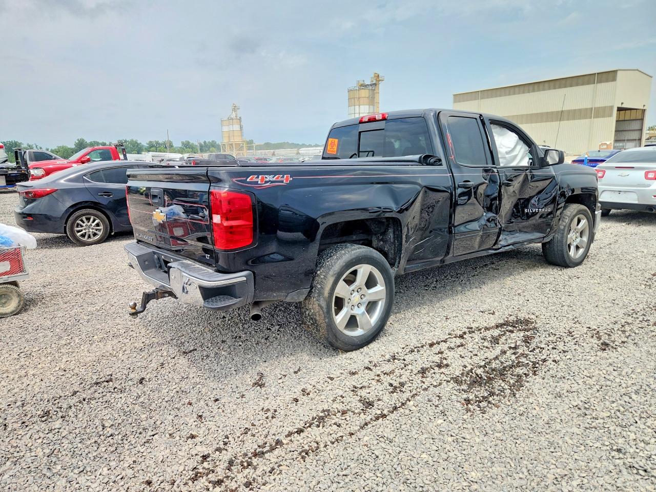 2015 Chevrolet Silverado K1500 Lt Black vin: 1GCVKRECXFZ351400
