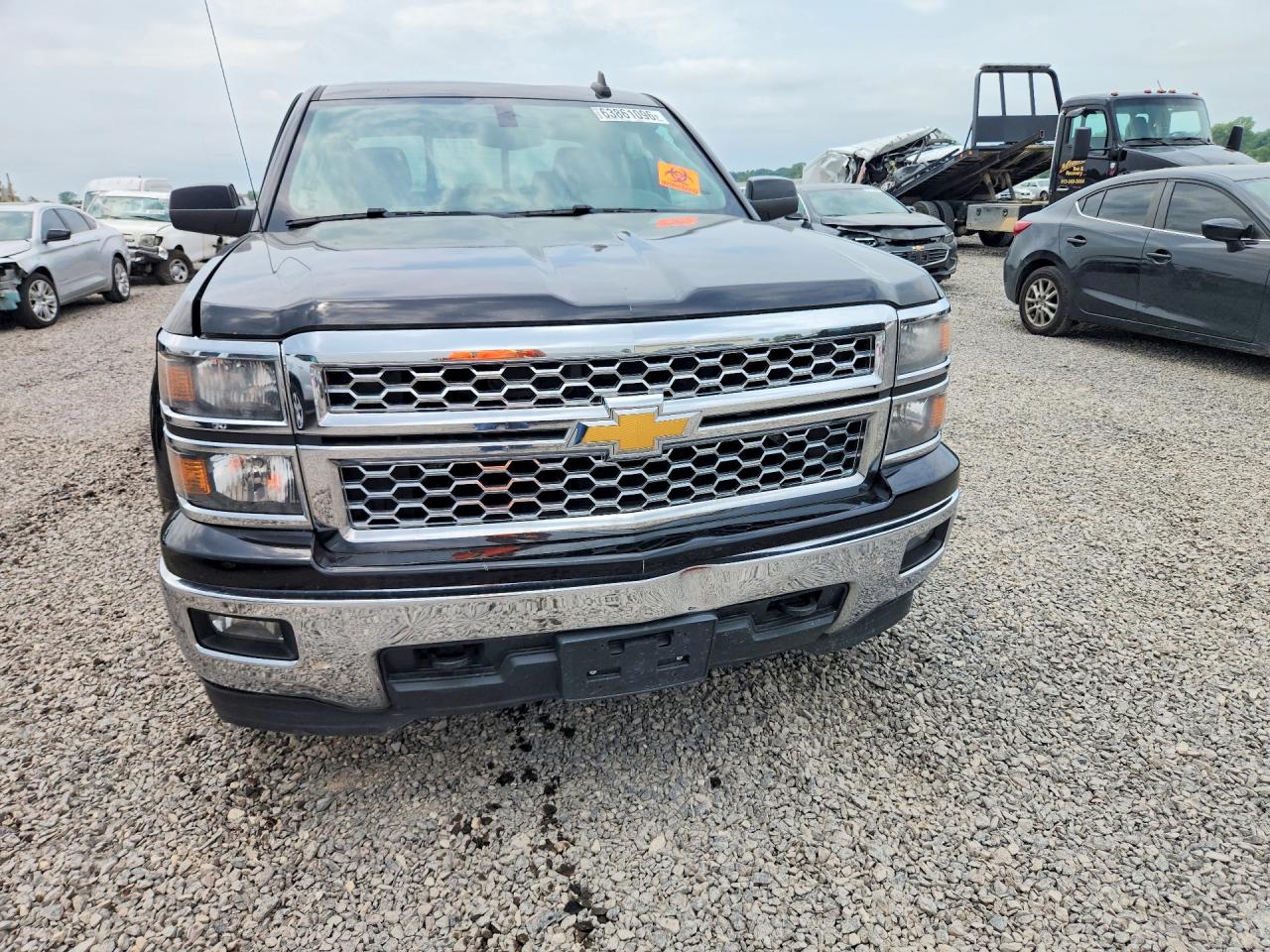 2015 Chevrolet Silverado K1500 Lt Black vin: 1GCVKRECXFZ351400