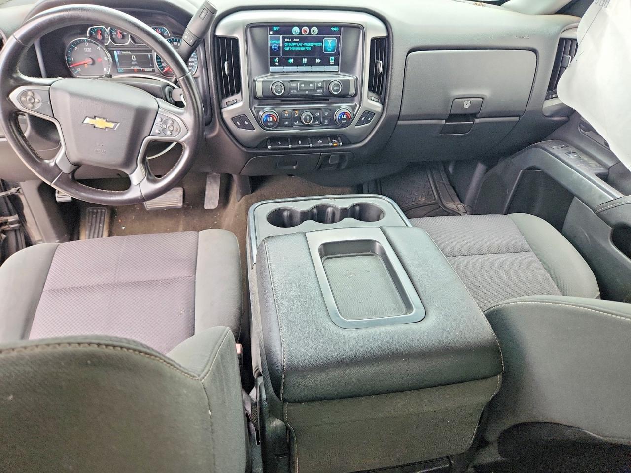 2015 Chevrolet Silverado K1500 Lt Black vin: 1GCVKRECXFZ351400