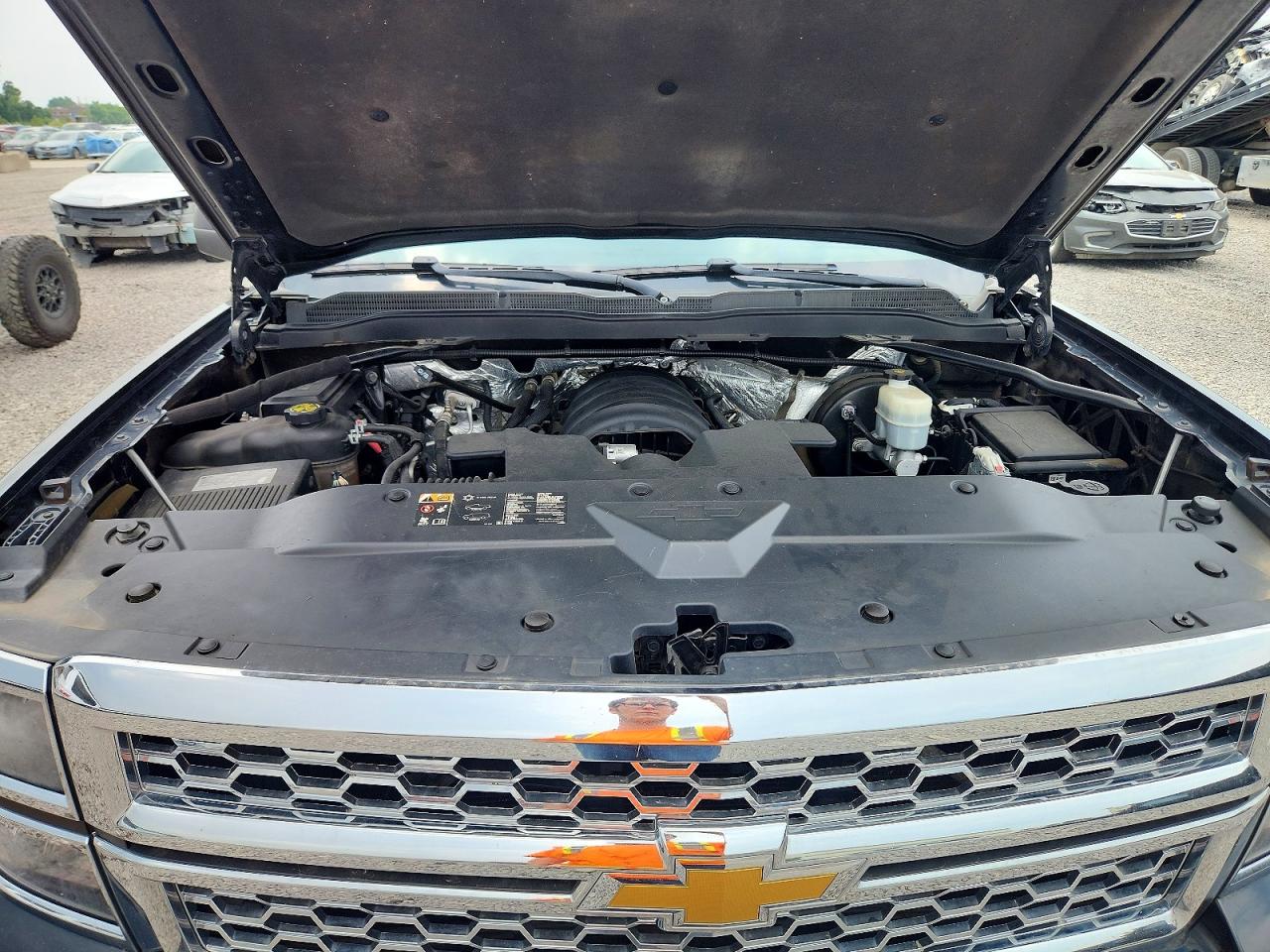 2015 Chevrolet Silverado K1500 Lt Black vin: 1GCVKRECXFZ351400