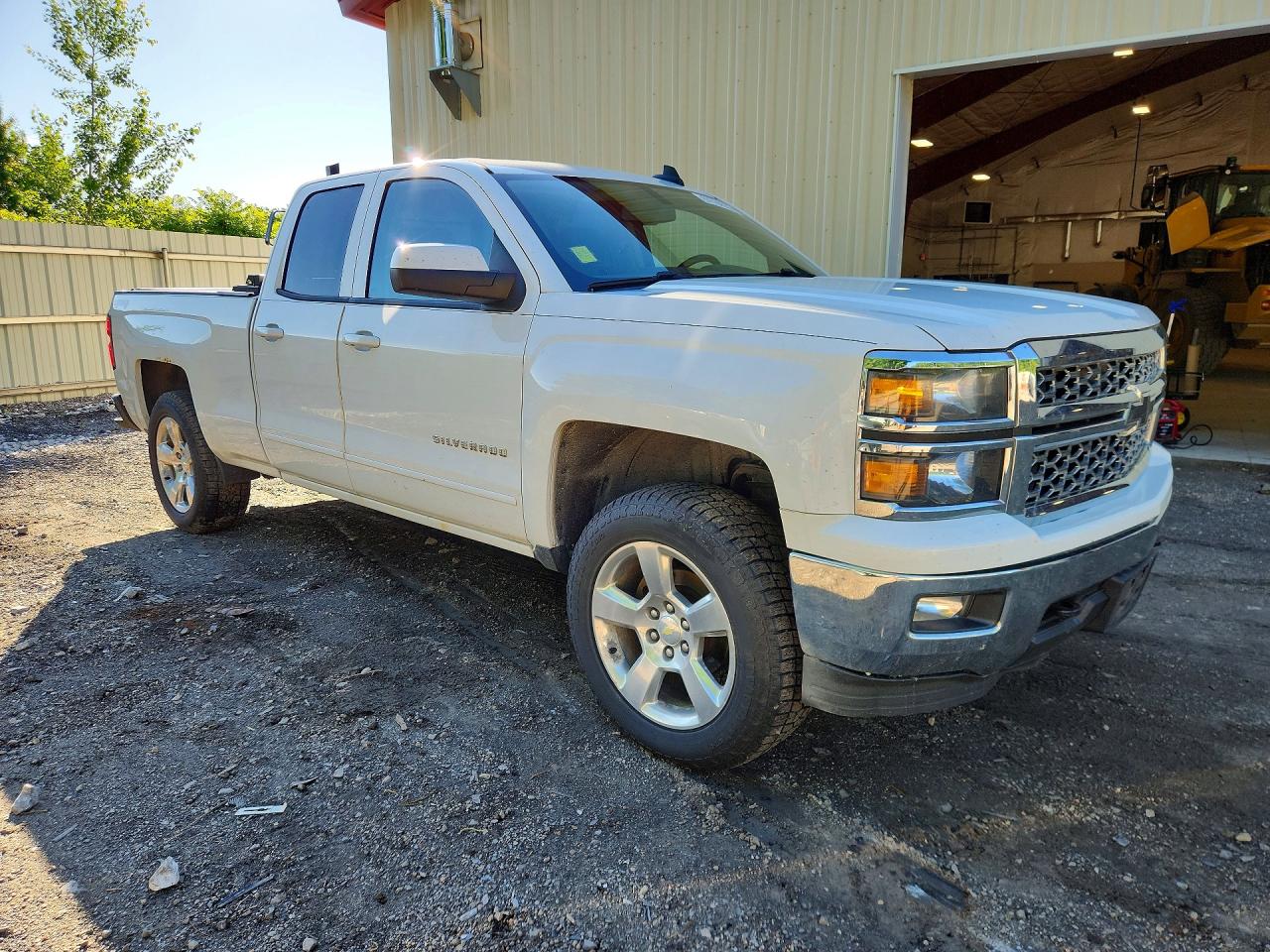 2015 Chevrolet Silverado K1500 Lt White vin: 1GCVKRECXFZ357794