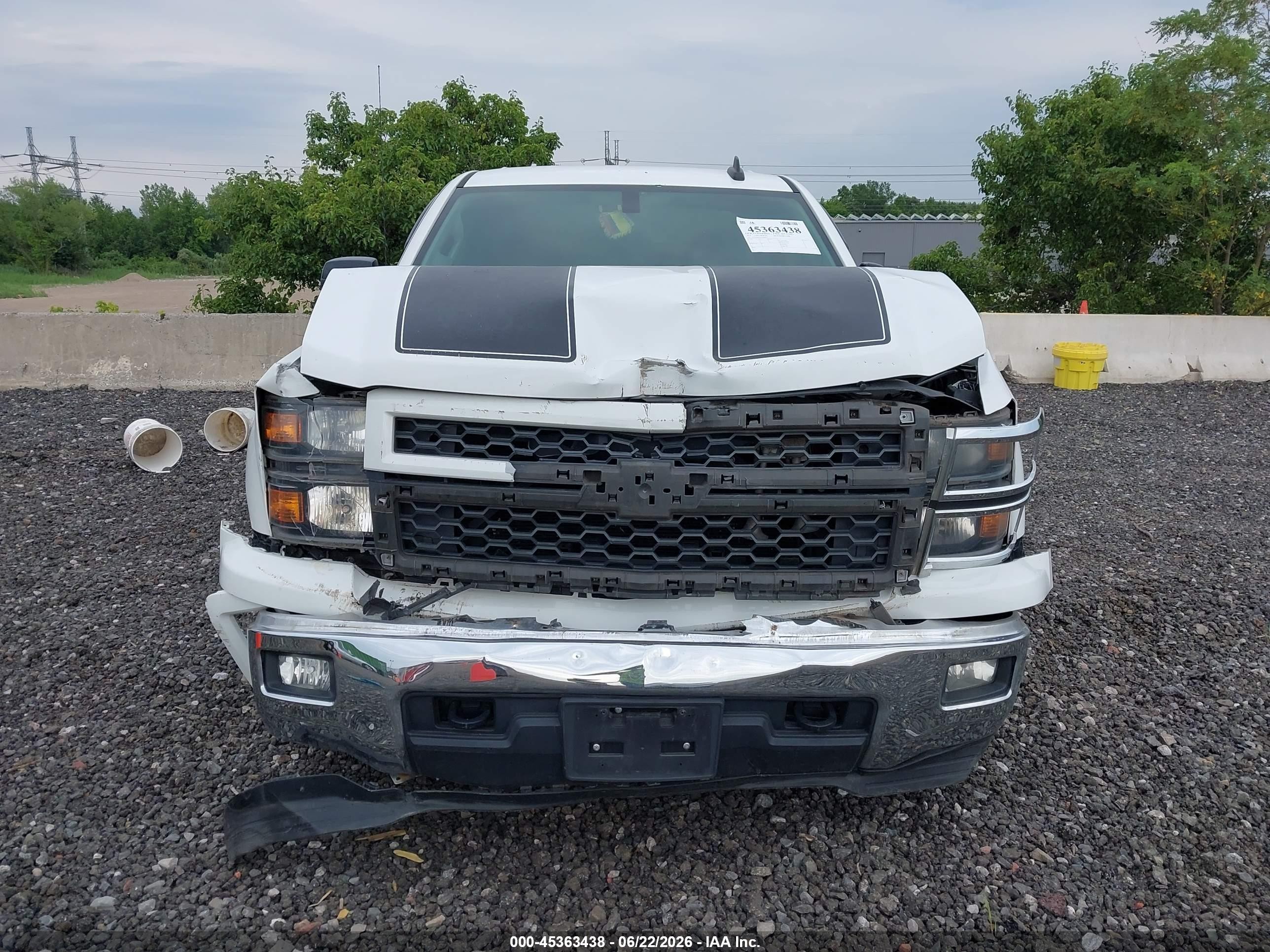 2015 Chevrolet Silverado 1500 Lt White vin: 1GCVKRECXFZ398443