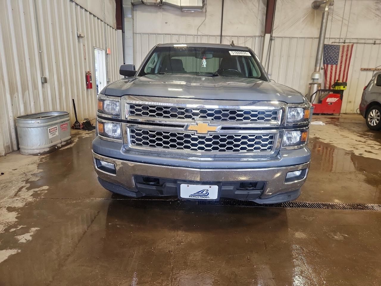 2015 Chevrolet Silverado K1500 Lt Gray vin: 1GCVKRECXFZ401518