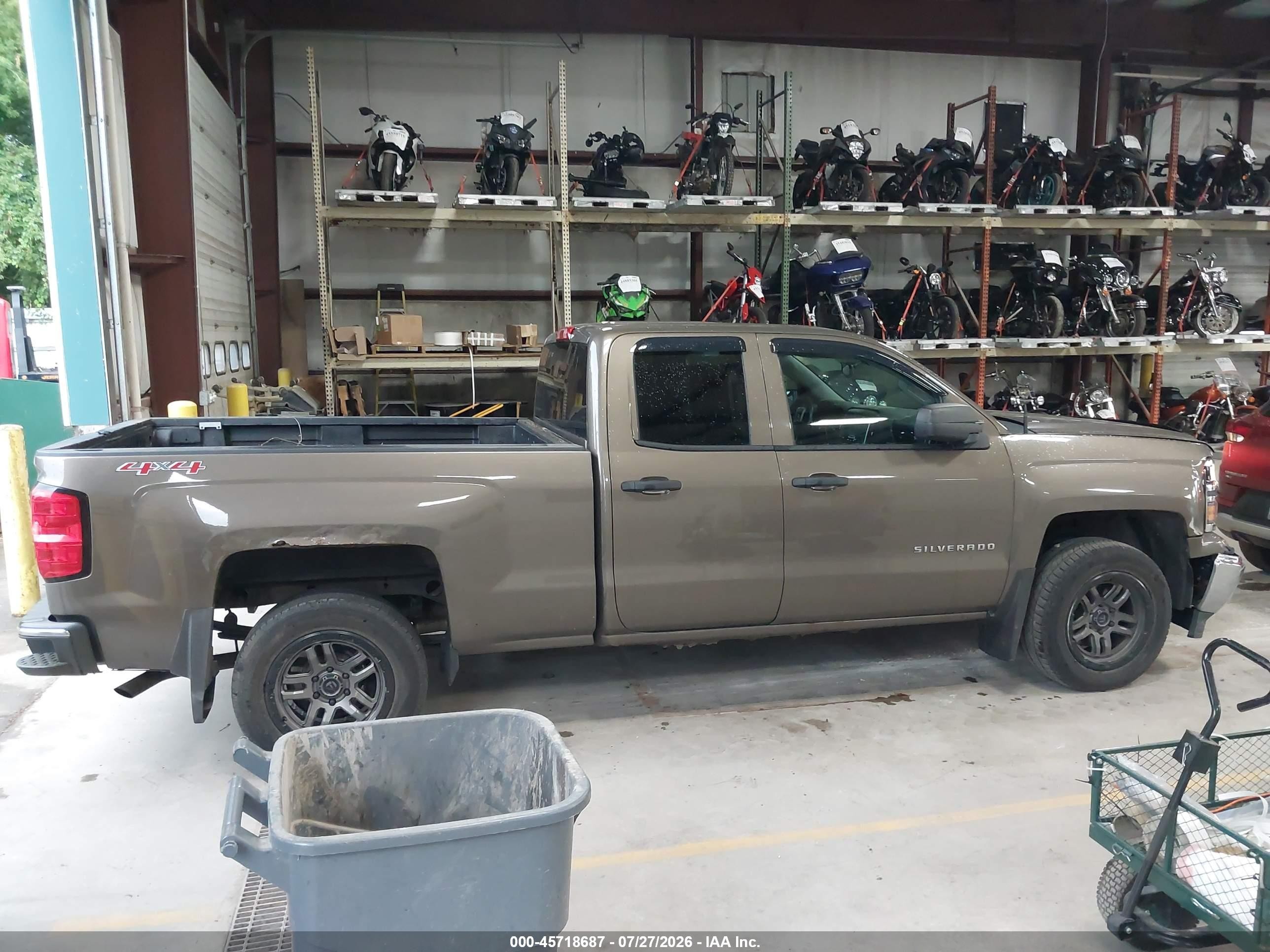 2014 Chevrolet Silverado 1500 Lt Коричневый vin: 1GCVKREH0EZ152799