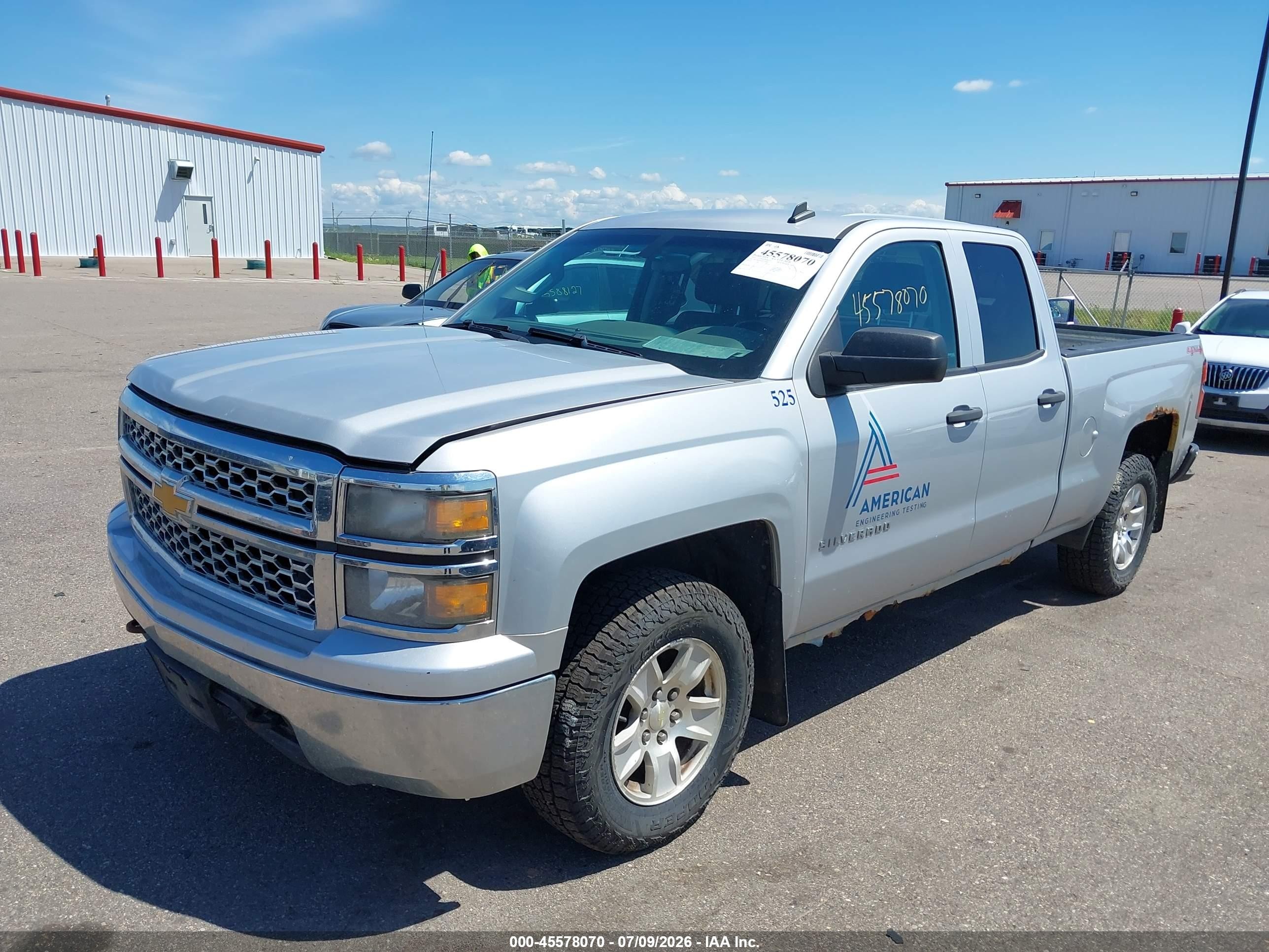 2014 Chevrolet Silverado 1500 Lt Silver vin: 1GCVKREH0EZ210880