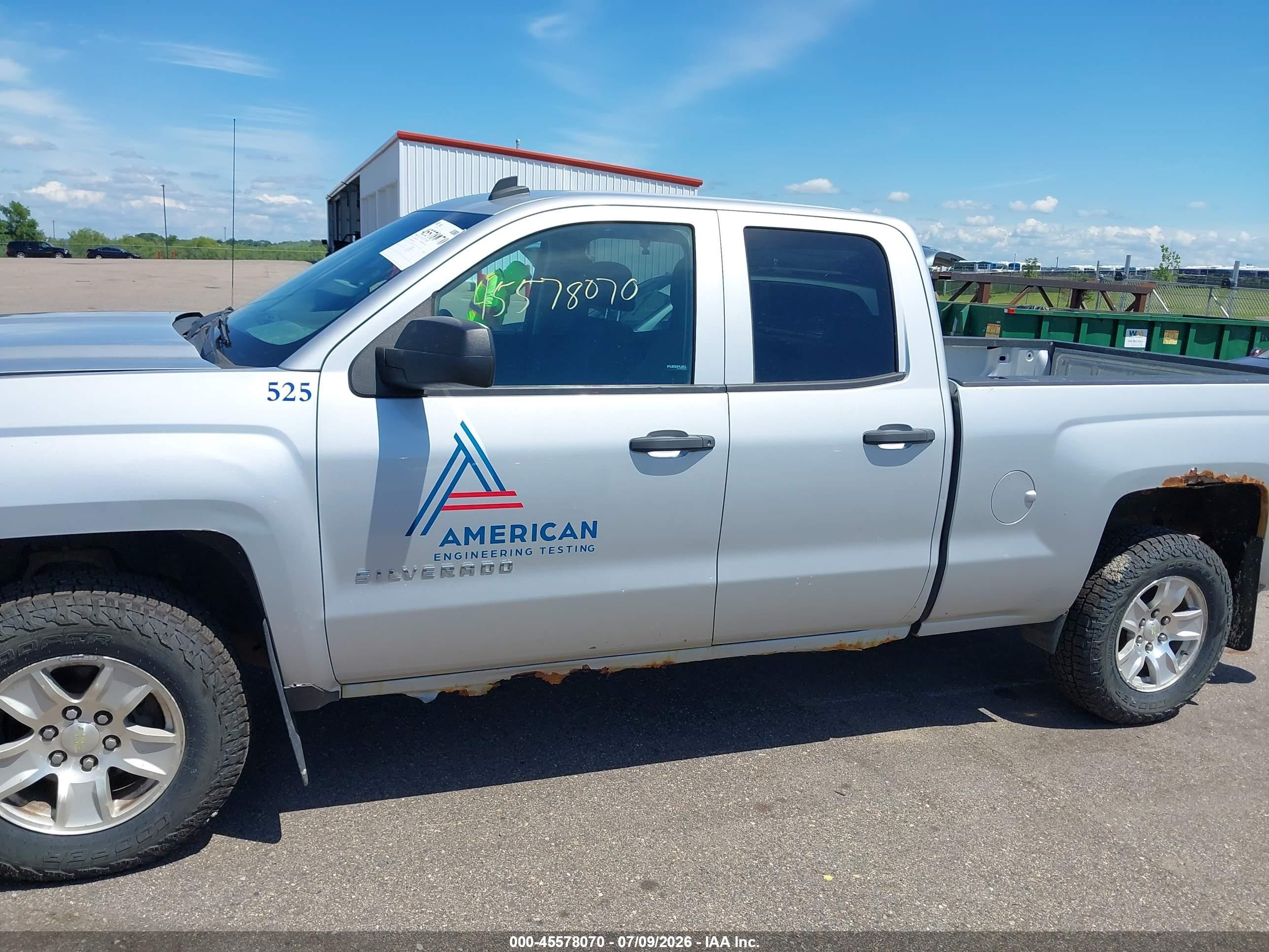 2014 Chevrolet Silverado 1500 Lt Silver vin: 1GCVKREH0EZ210880
