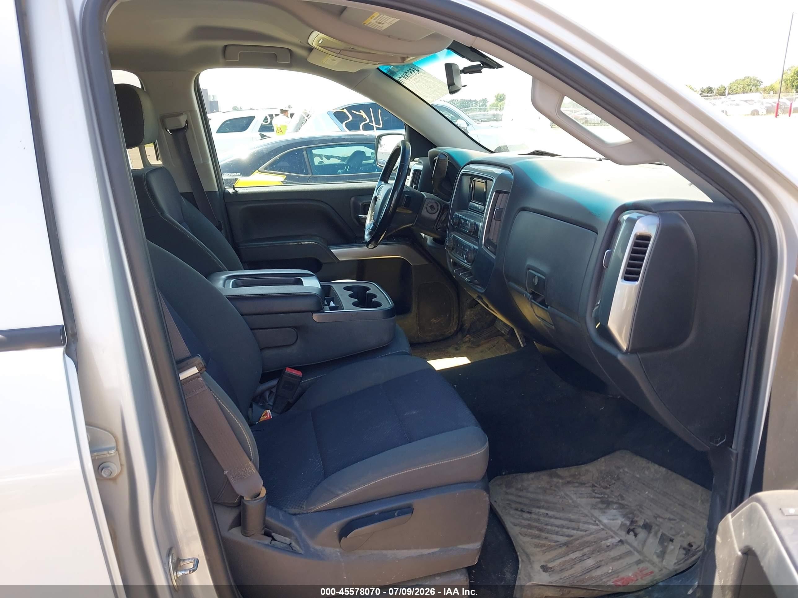 2014 Chevrolet Silverado 1500 Lt Silver vin: 1GCVKREH0EZ210880