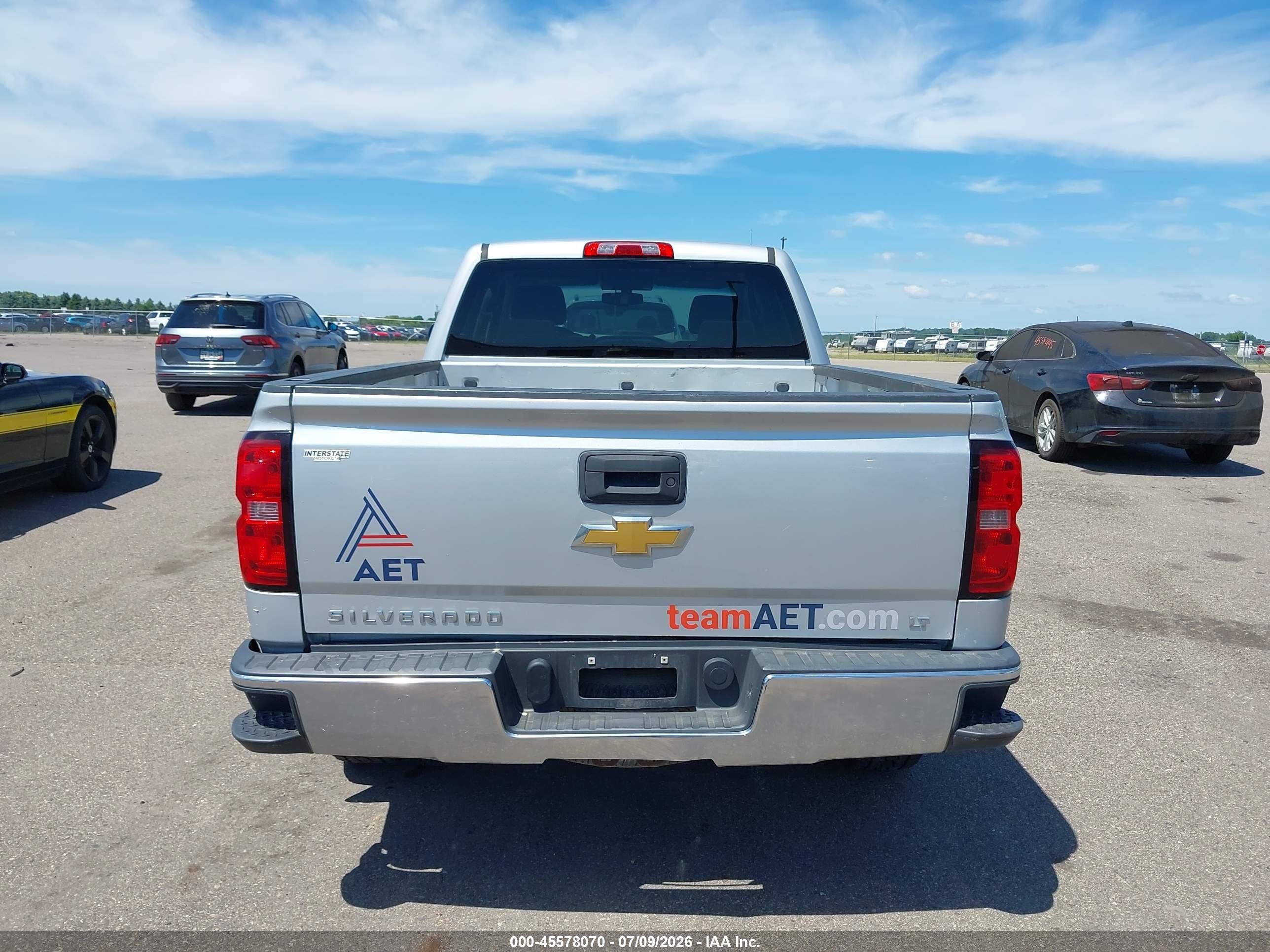 2014 Chevrolet Silverado 1500 Lt Silver vin: 1GCVKREH0EZ210880