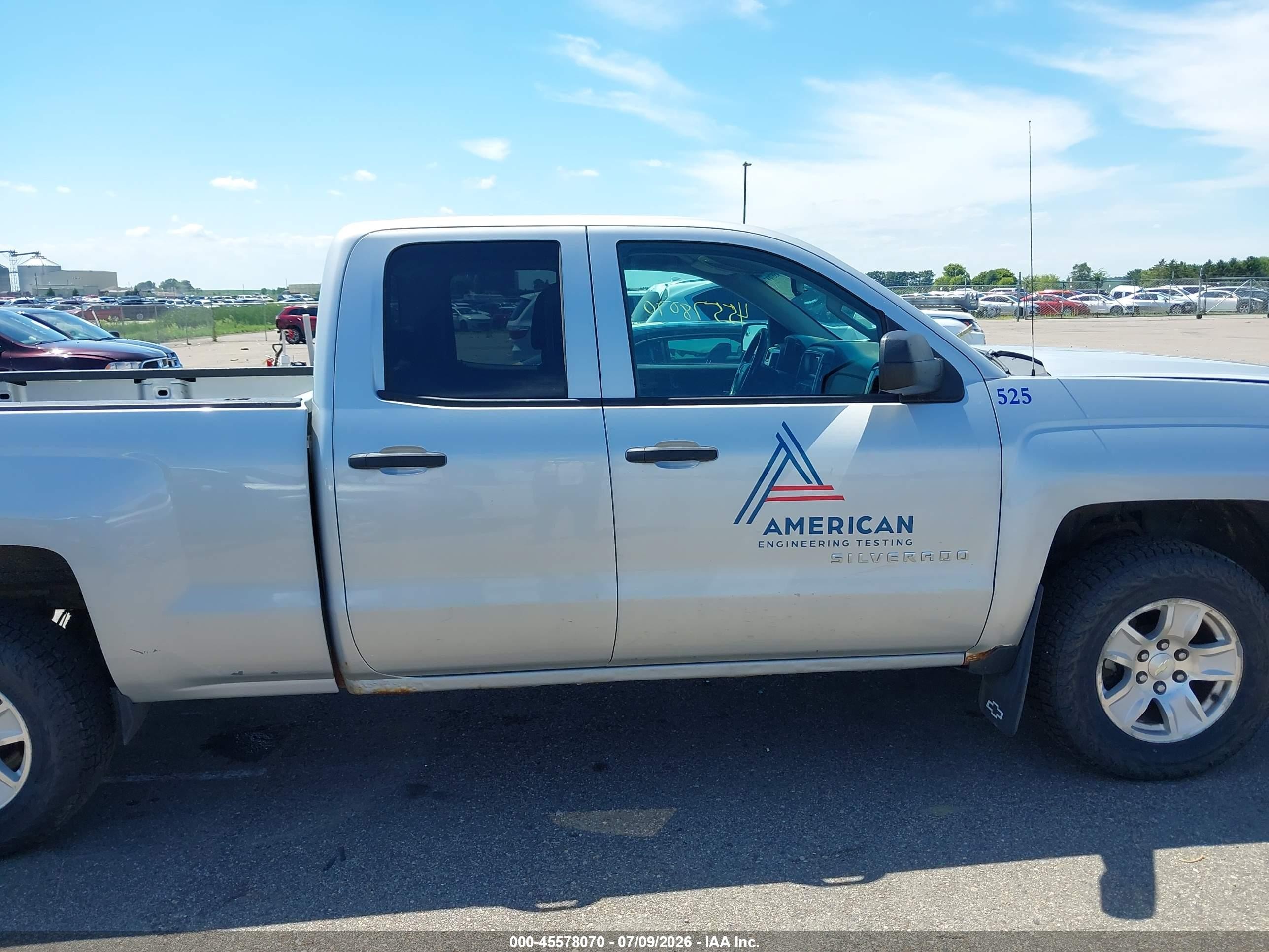 2014 Chevrolet Silverado 1500 Lt Silver vin: 1GCVKREH0EZ210880