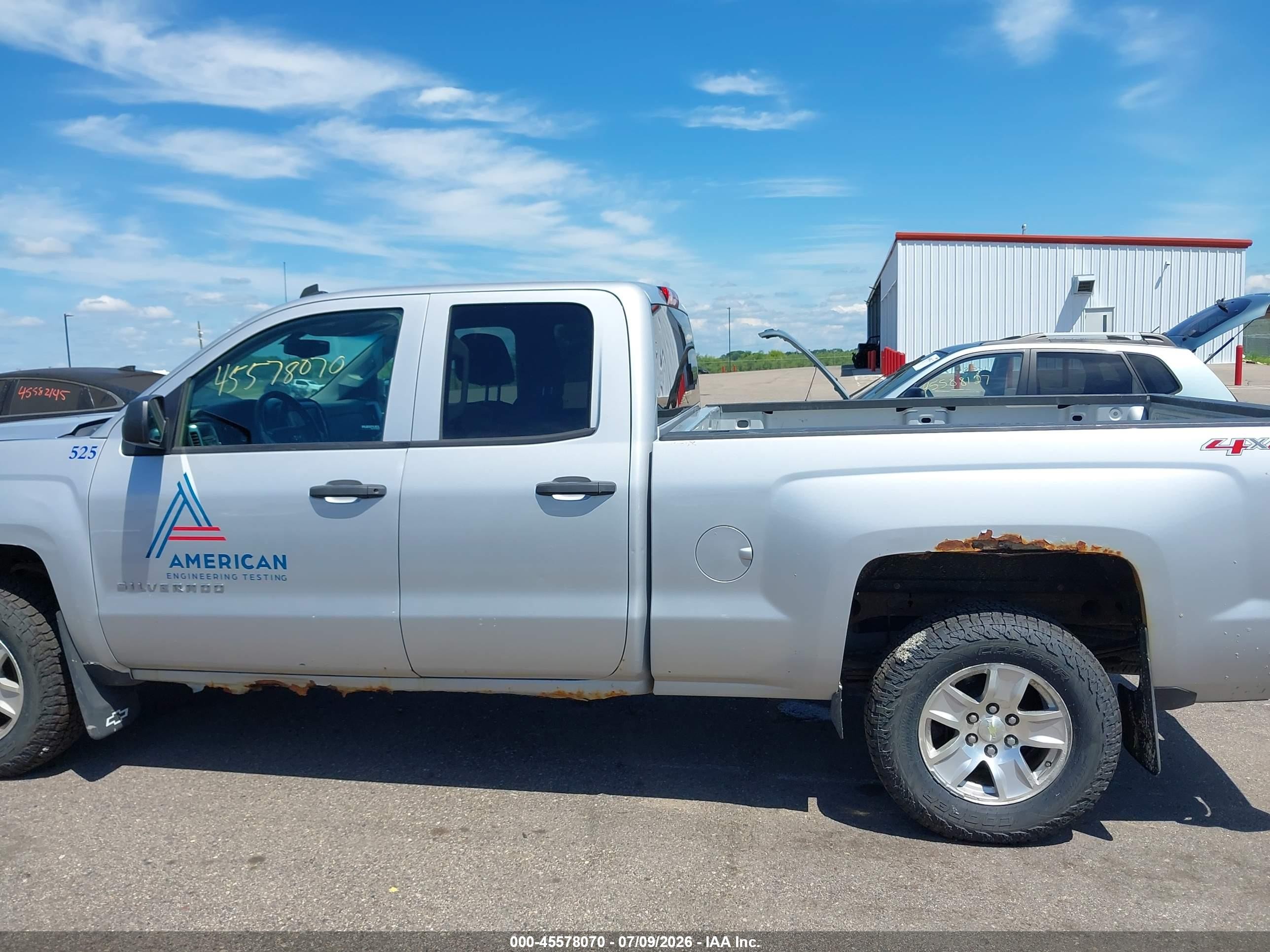 2014 Chevrolet Silverado 1500 Lt Silver vin: 1GCVKREH0EZ210880