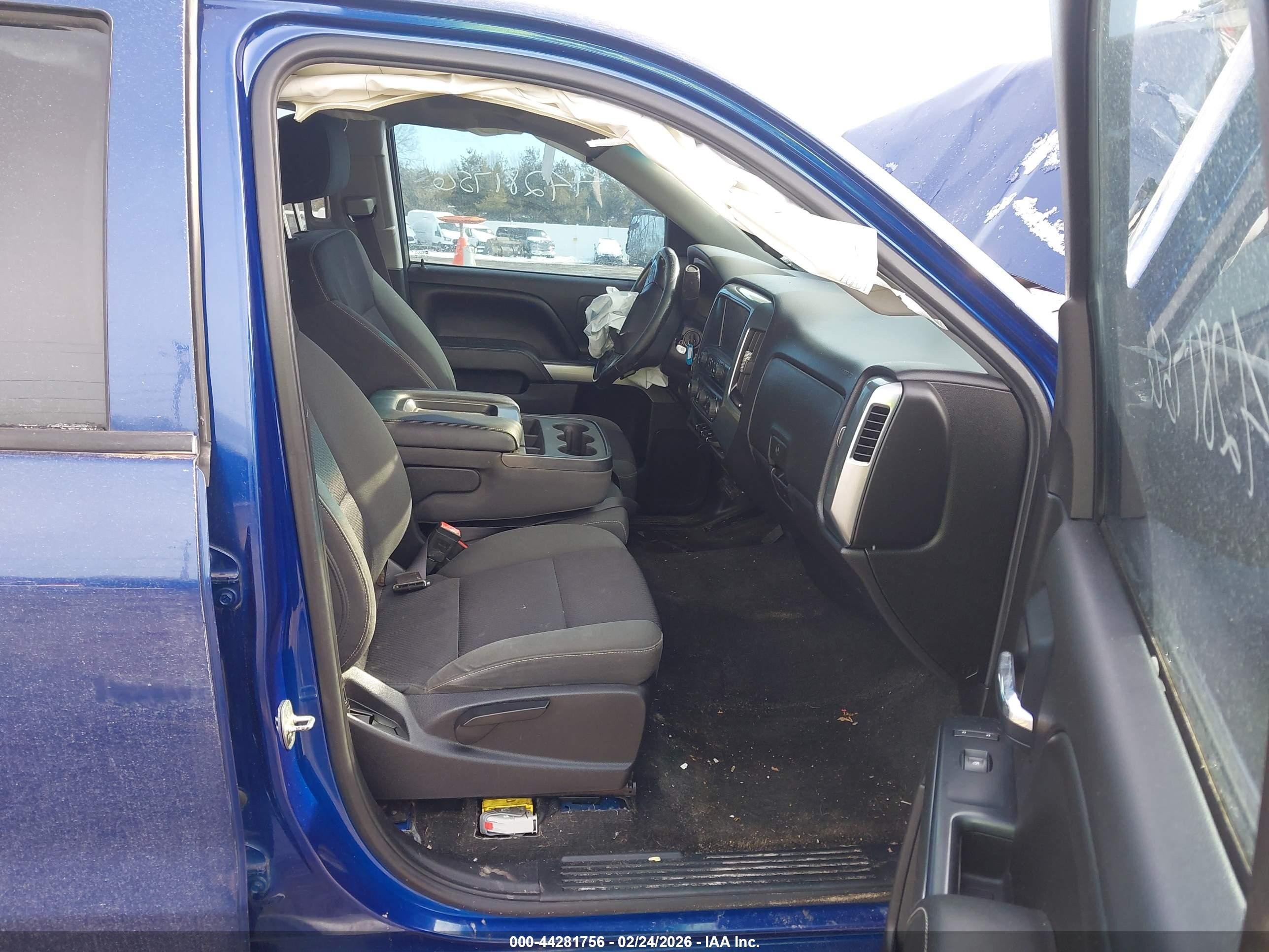 2014 Chevrolet Silverado 1500 1lt Blue vin: 1GCVKREH0EZ252594