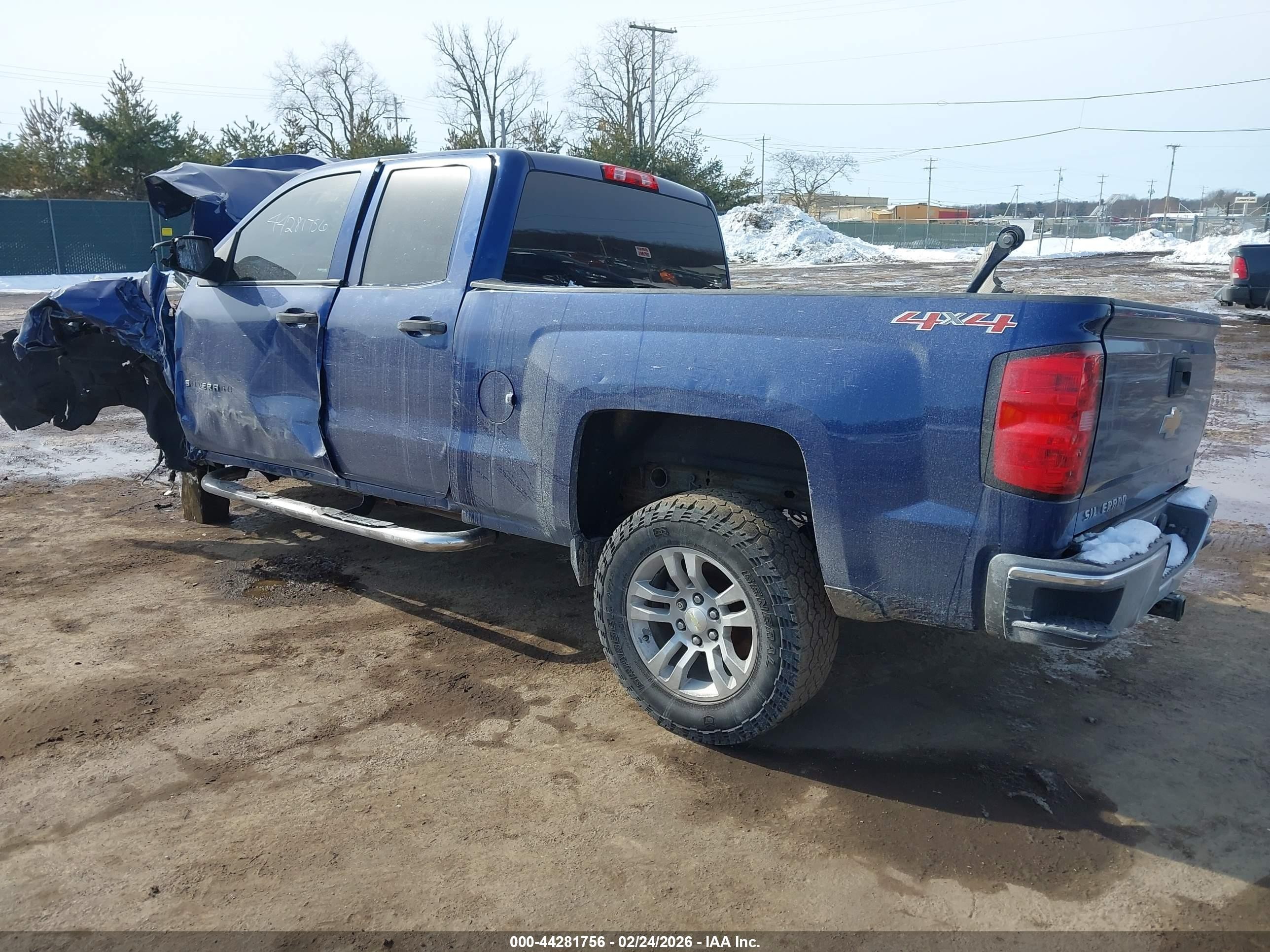 2014 Chevrolet Silverado 1500 1lt Blue vin: 1GCVKREH0EZ252594