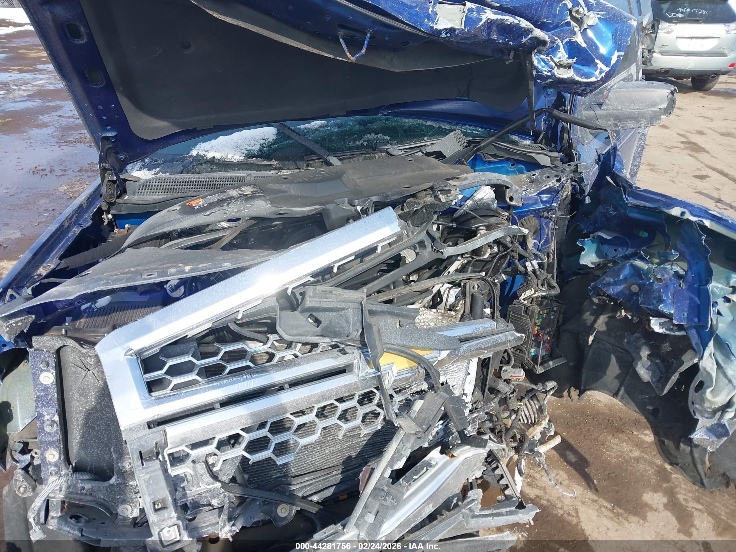 2014 Chevrolet Silverado 1500 1lt Blue vin: 1GCVKREH0EZ252594