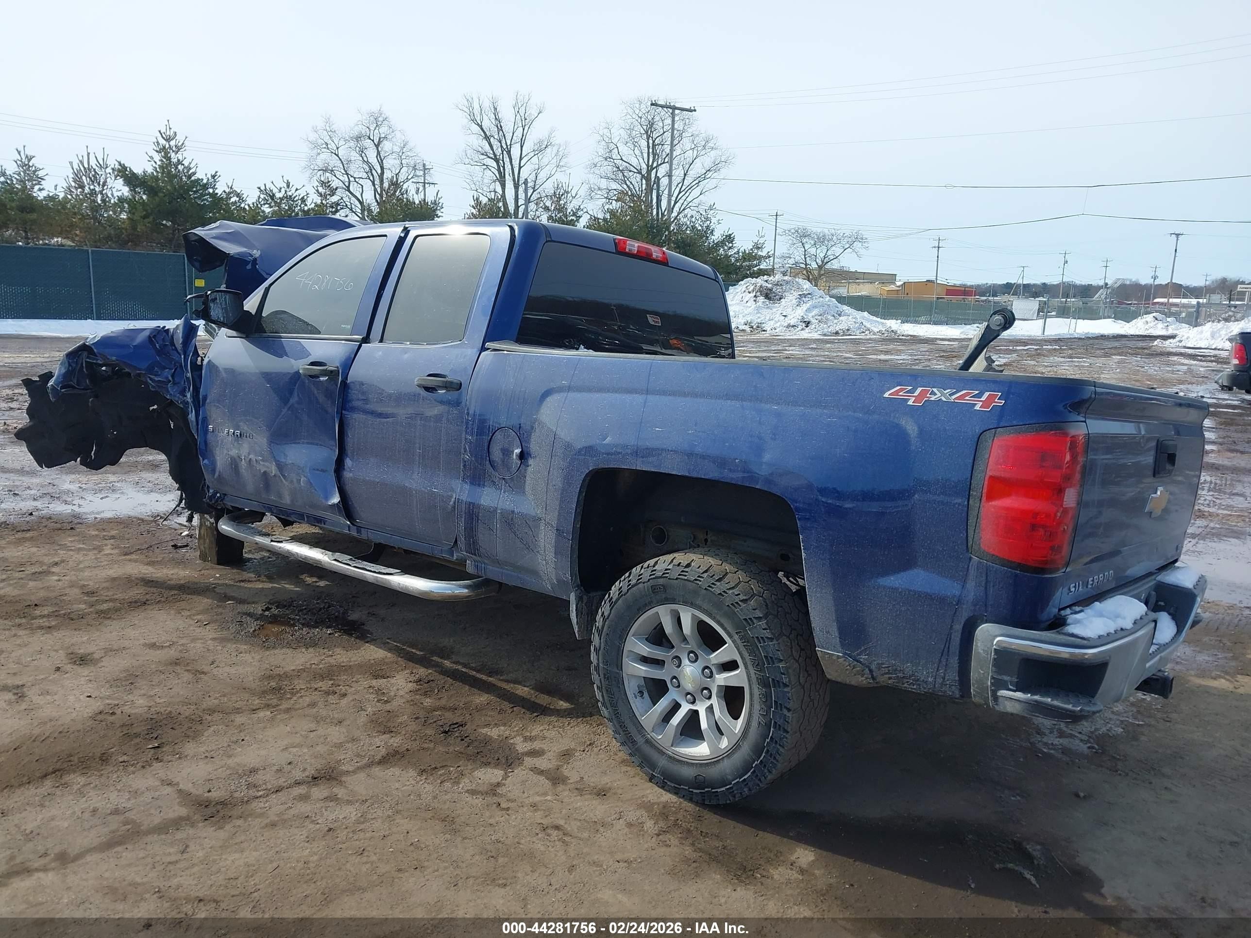 2014 Chevrolet Silverado 1500 1lt Blue vin: 1GCVKREH0EZ252594