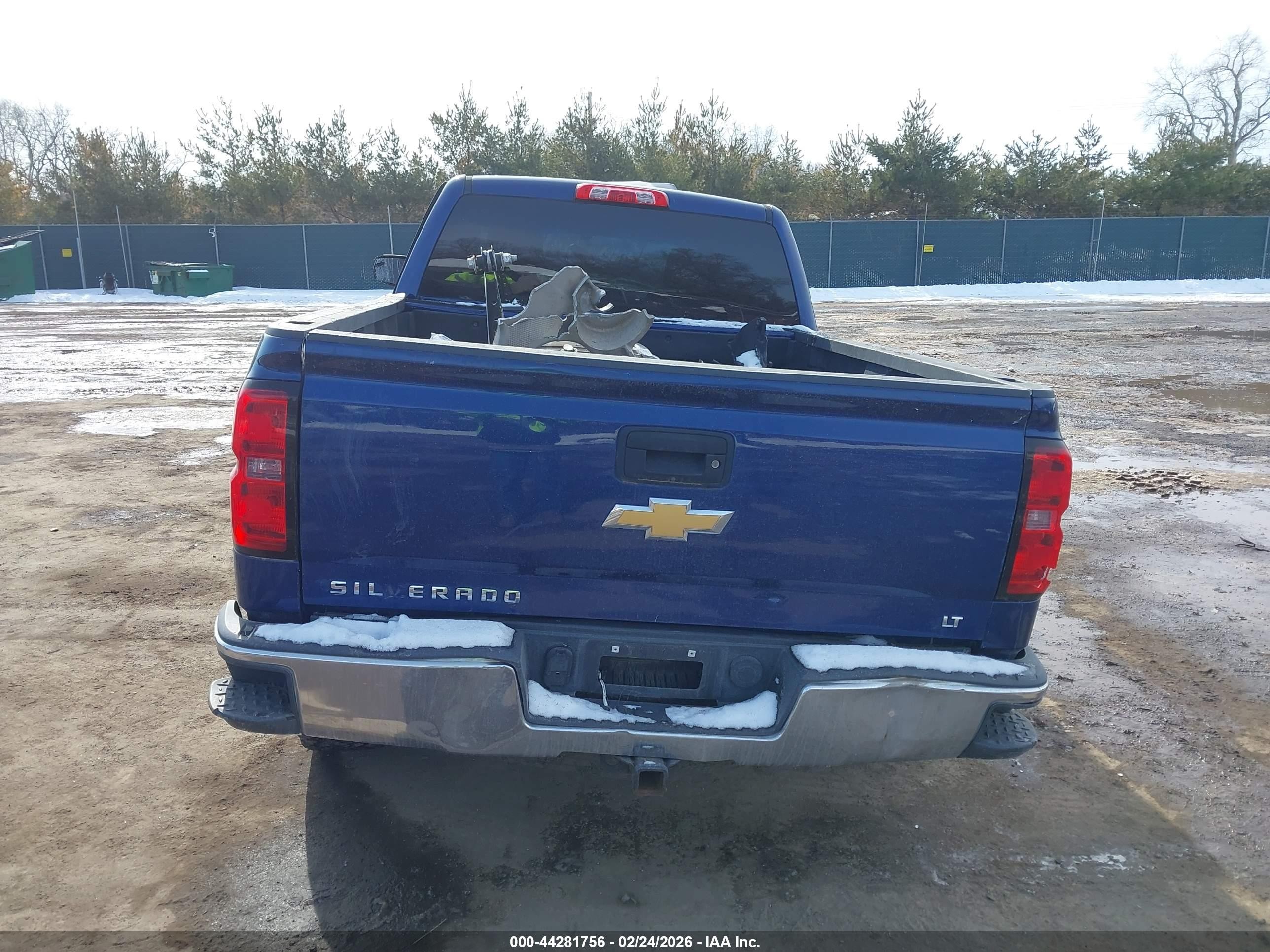 2014 Chevrolet Silverado 1500 1lt Blue vin: 1GCVKREH0EZ252594