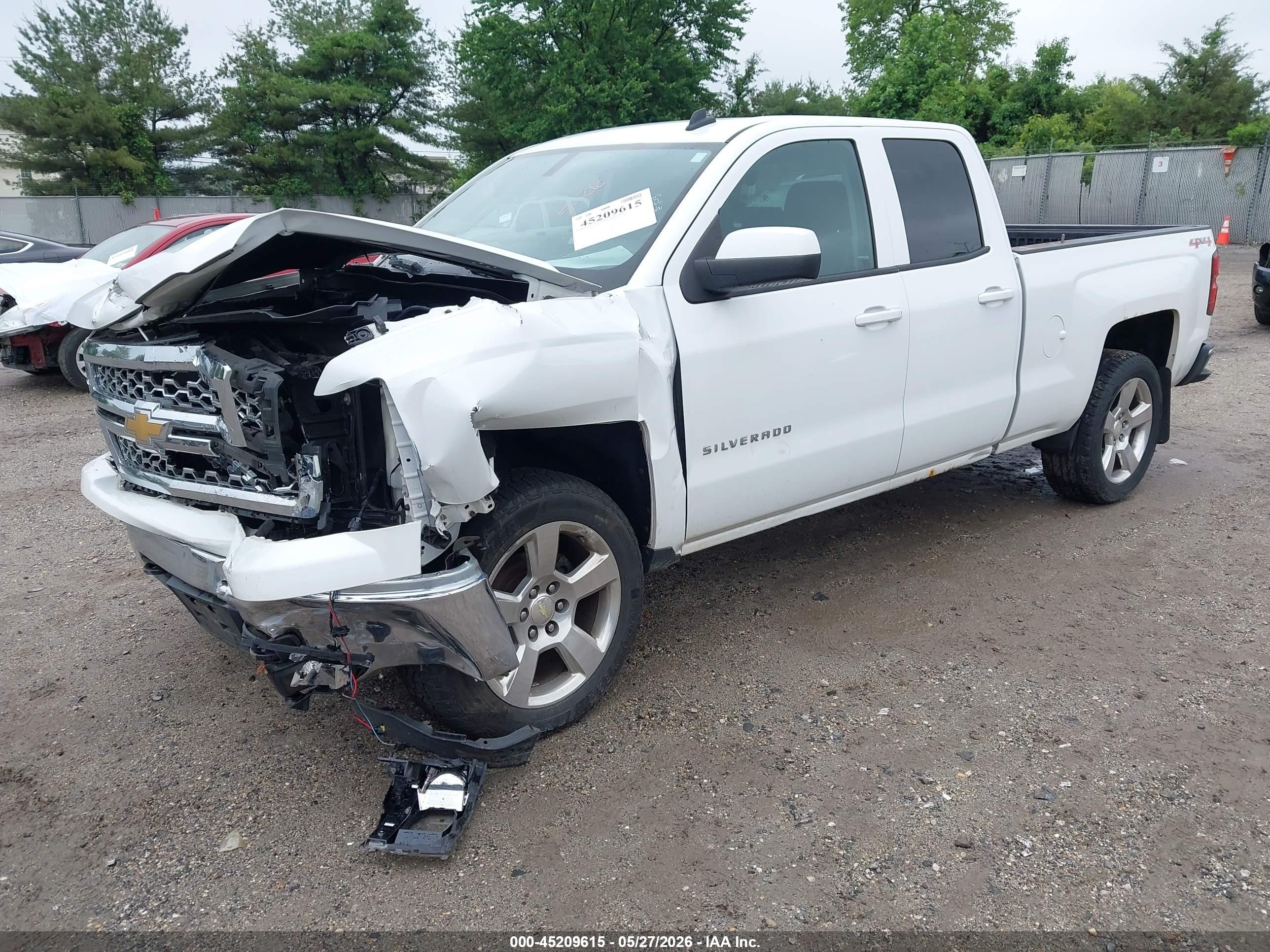 2014 Chevrolet Silverado 1500 Lt Белый vin: 1GCVKREH0EZ298121