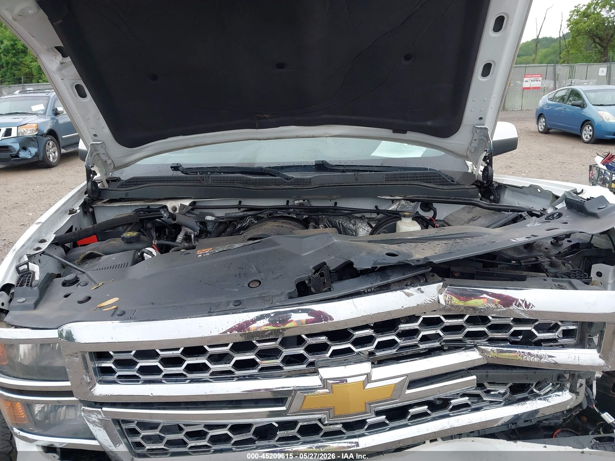 2014 Chevrolet Silverado 1500 Lt Белый vin: 1GCVKREH0EZ298121