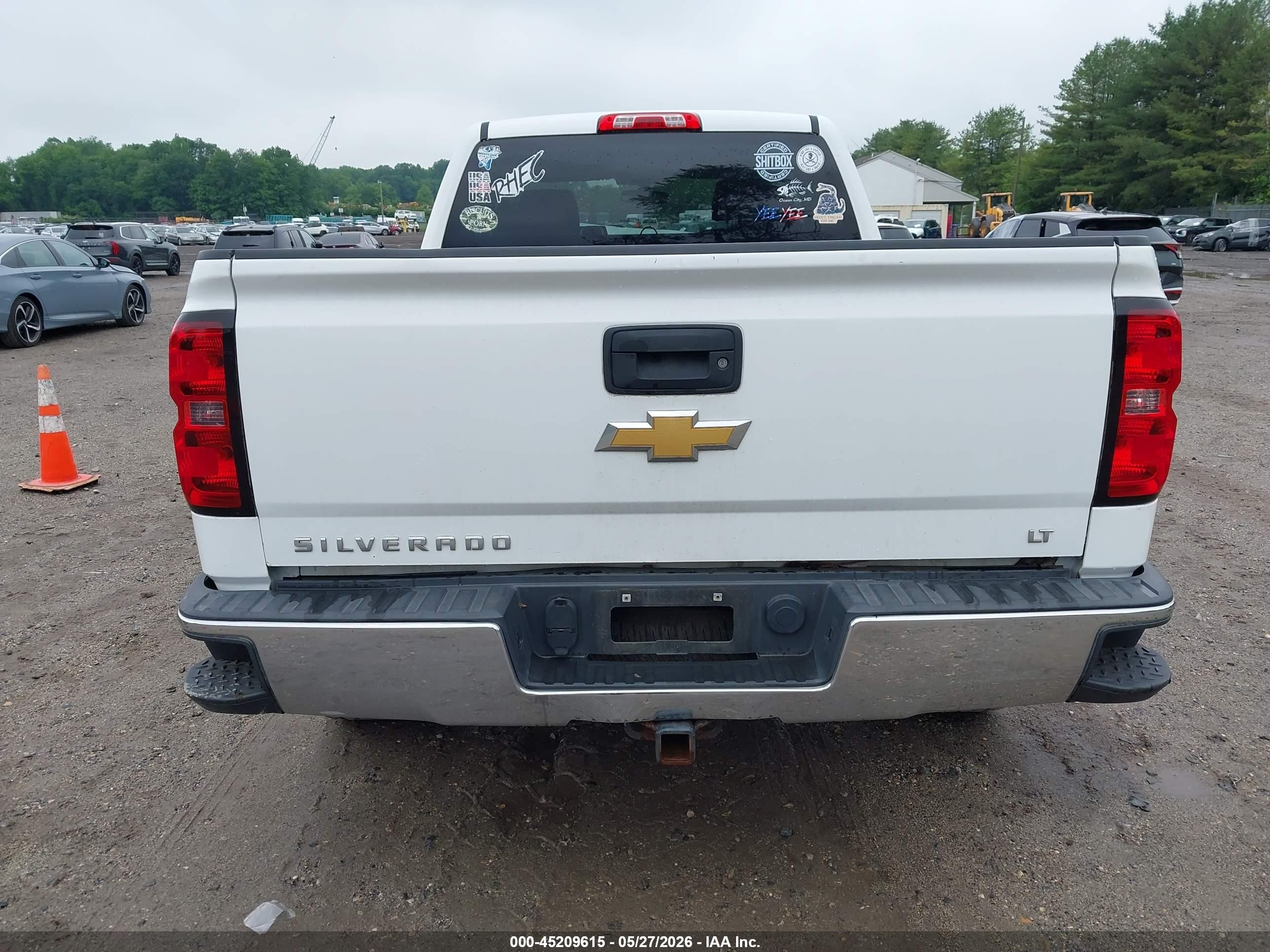 2014 Chevrolet Silverado 1500 Lt Белый vin: 1GCVKREH0EZ298121
