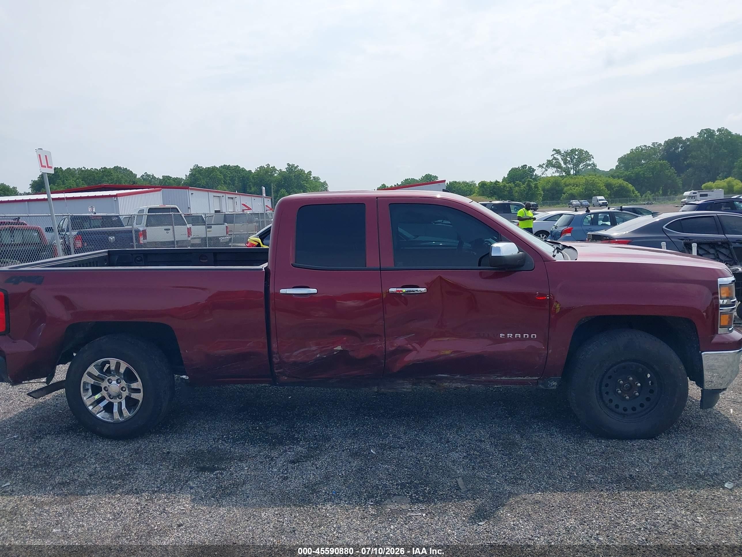 2014 Chevrolet Silverado 1500 Lt Красный vin: 1GCVKREH0EZ409119