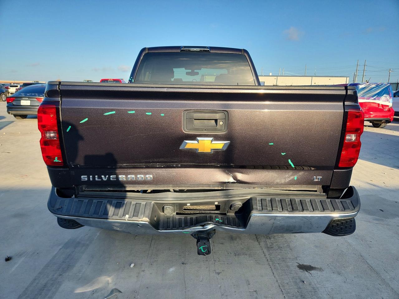 2015 Chevrolet Silverado K1500 Lt Gray vin: 1GCVKREH0FZ203672