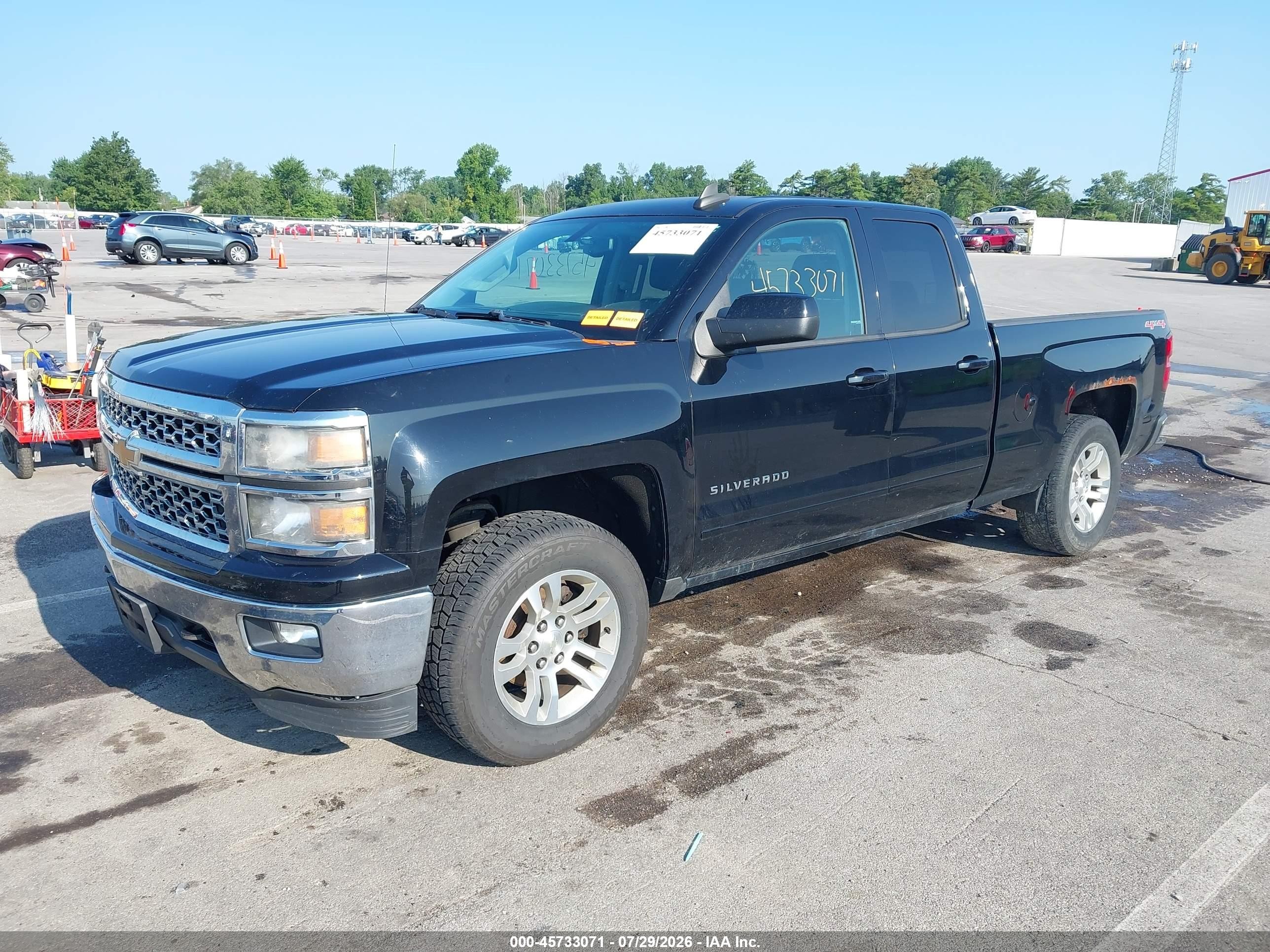 2015 Chevrolet Silverado 1500 Lt Black vin: 1GCVKREH0FZ225672