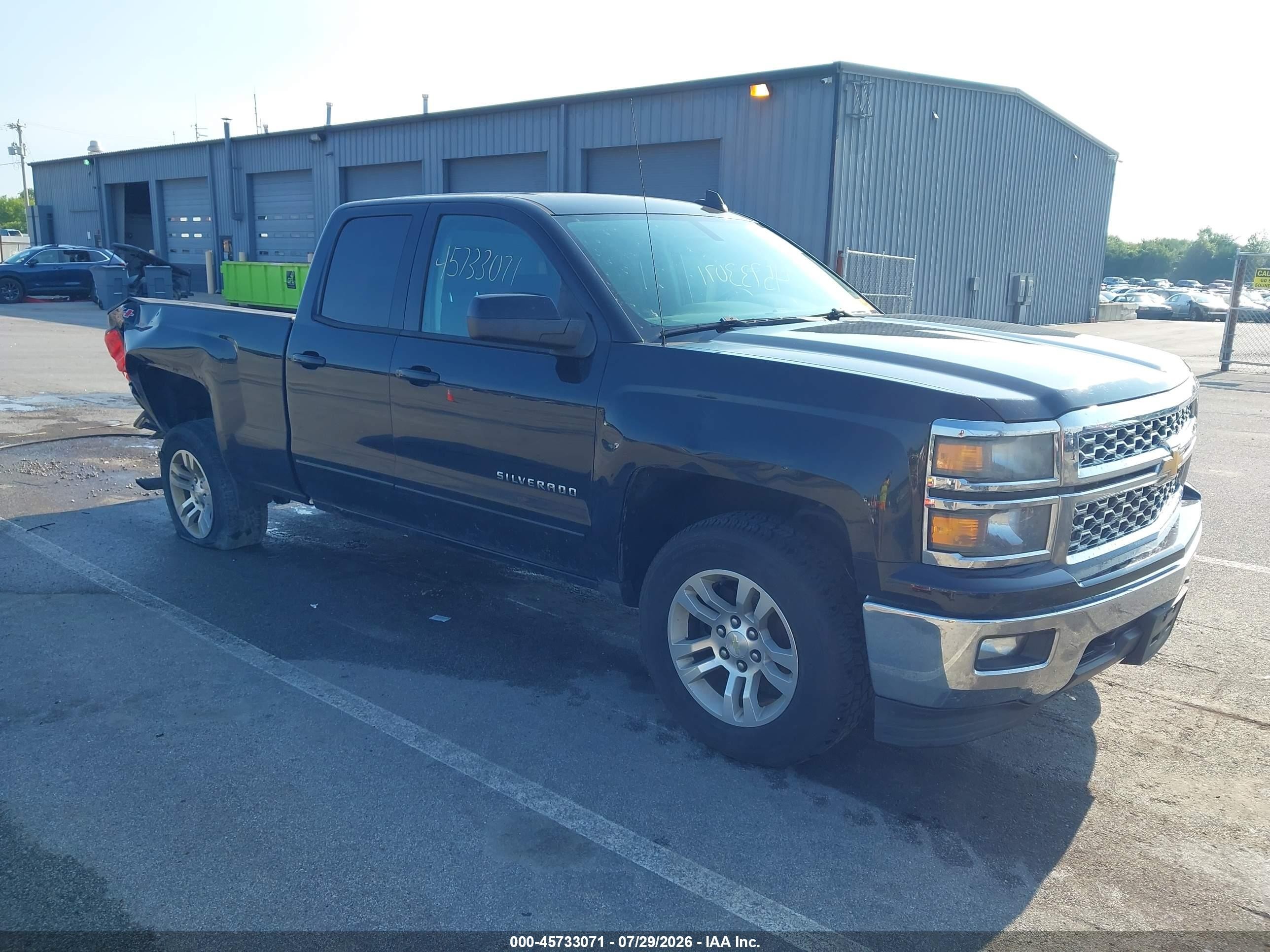 2015 Chevrolet Silverado 1500 Lt Black vin: 1GCVKREH0FZ225672