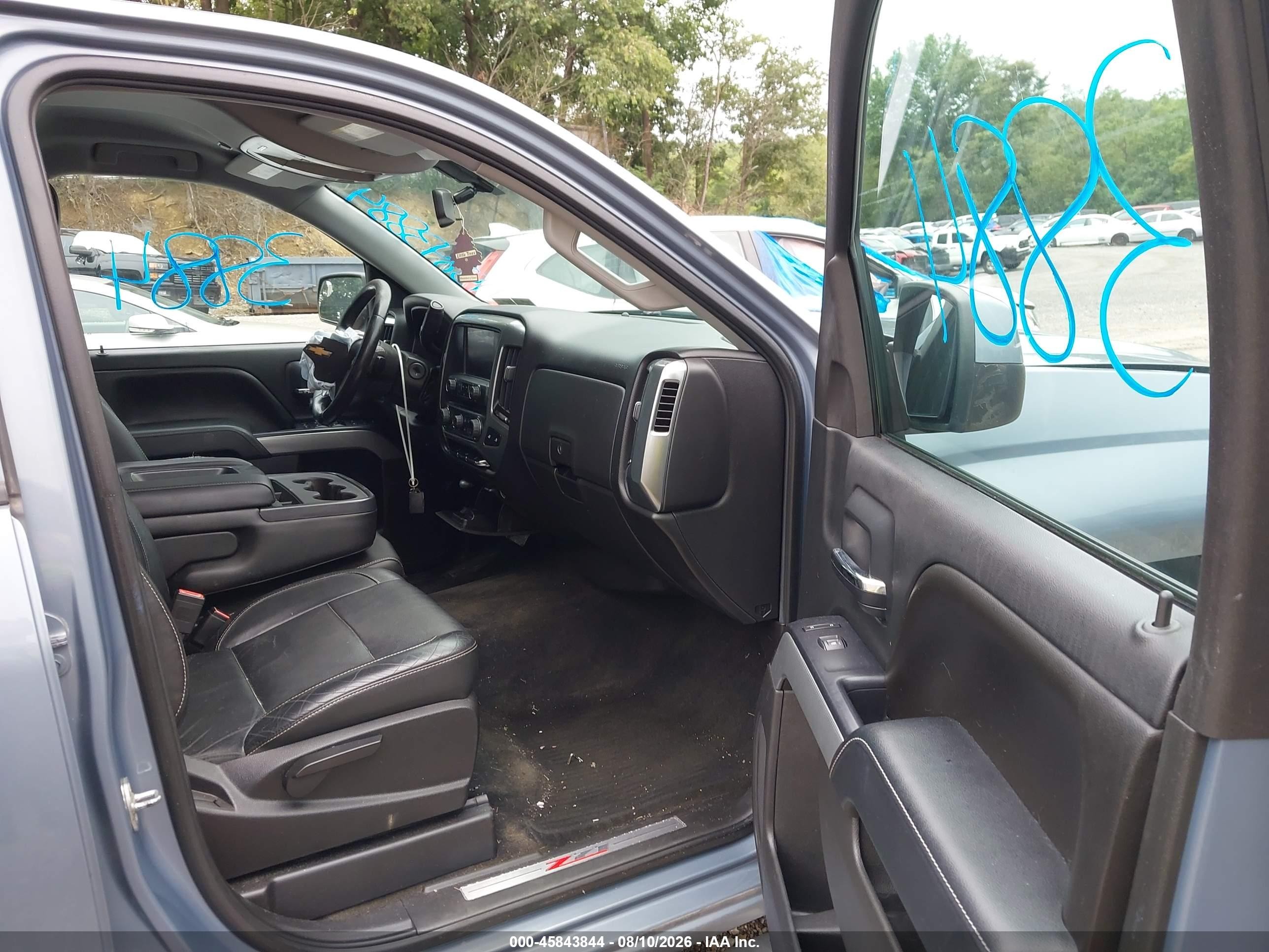 2015 Chevrolet Silverado 1500 Lt Teal vin: 1GCVKREH0FZ267355