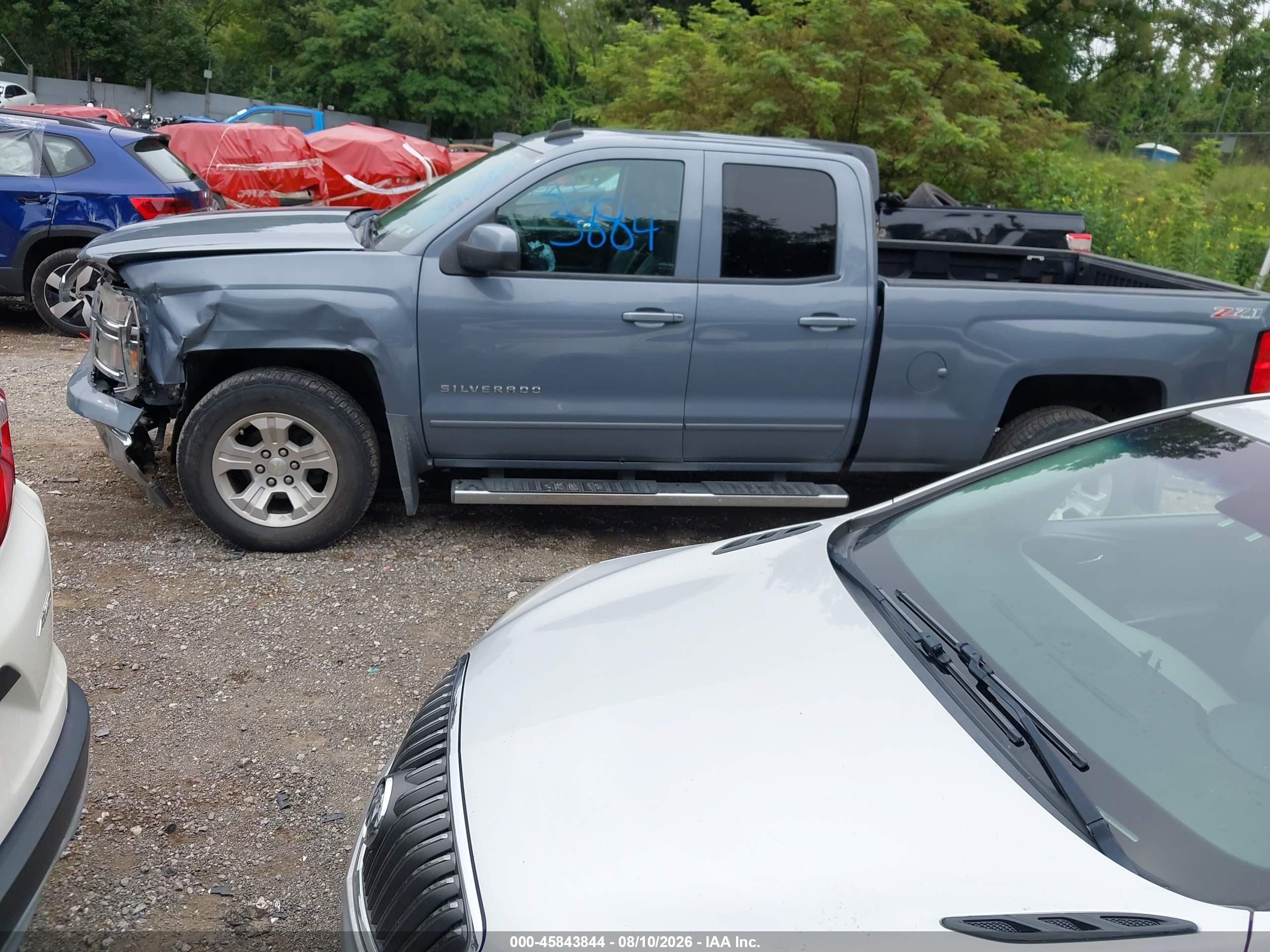 2015 Chevrolet Silverado 1500 Lt Teal vin: 1GCVKREH0FZ267355