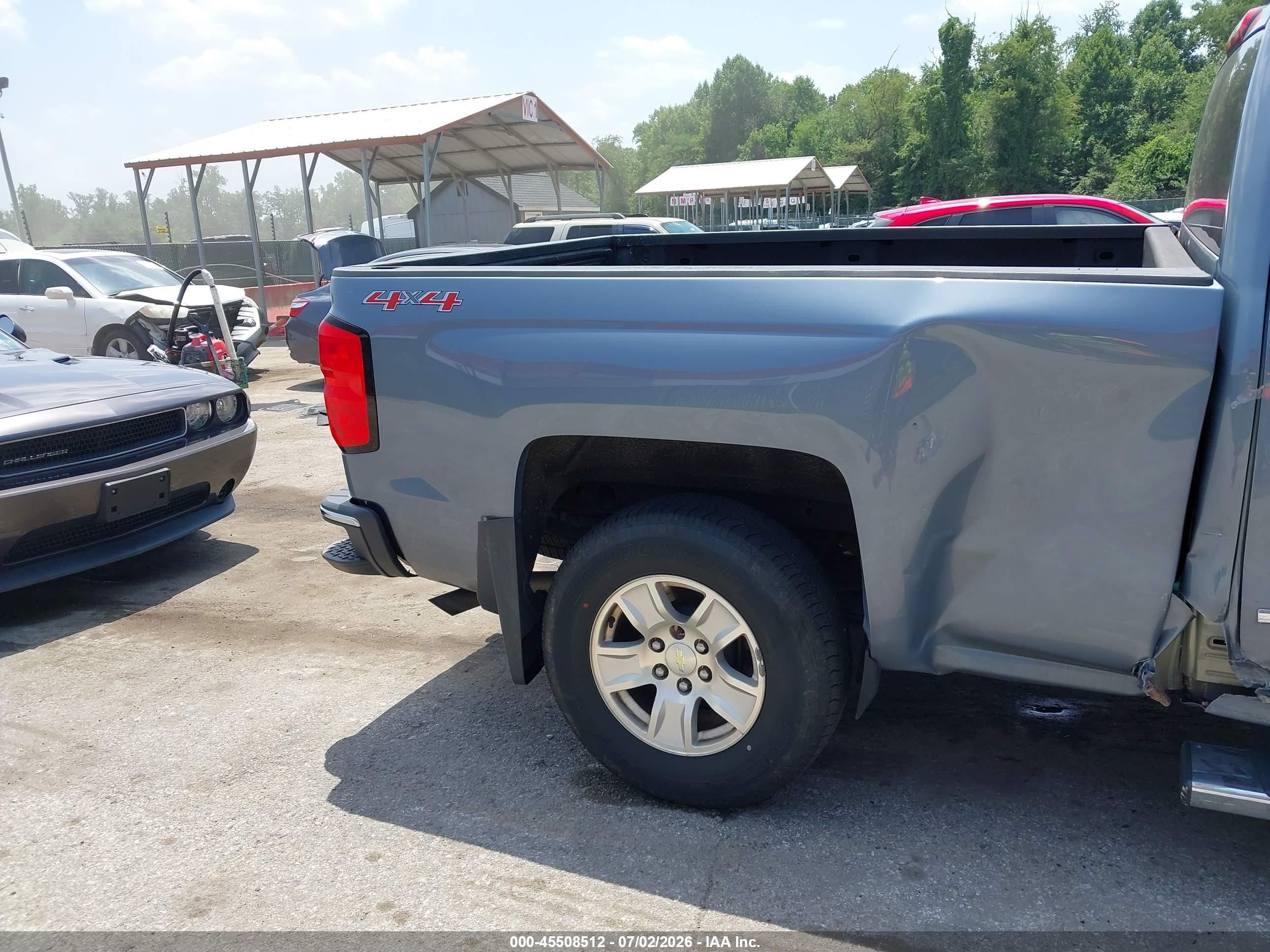 2015 Chevrolet Silverado 1500 Lt Blue vin: 1GCVKREH0FZ442056