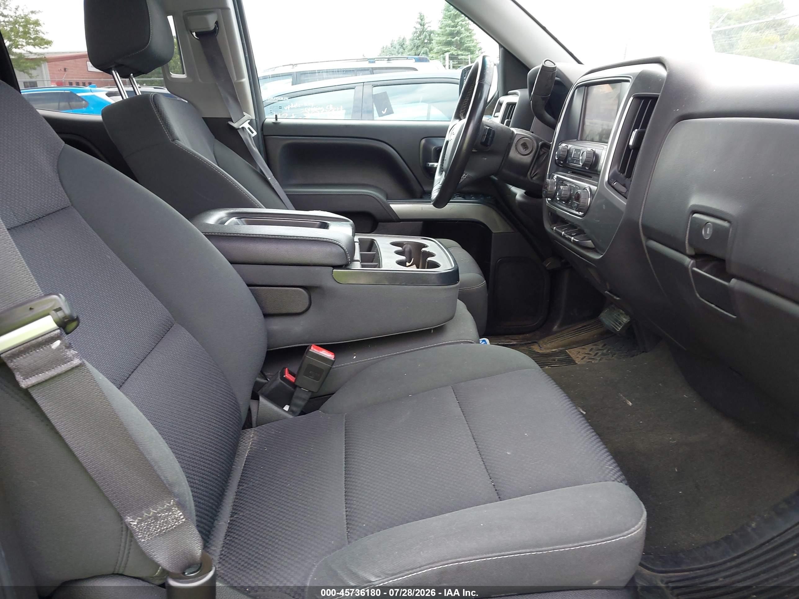 2015 Chevrolet Silverado 1500 Lt Gray vin: 1GCVKREH1FZ381767