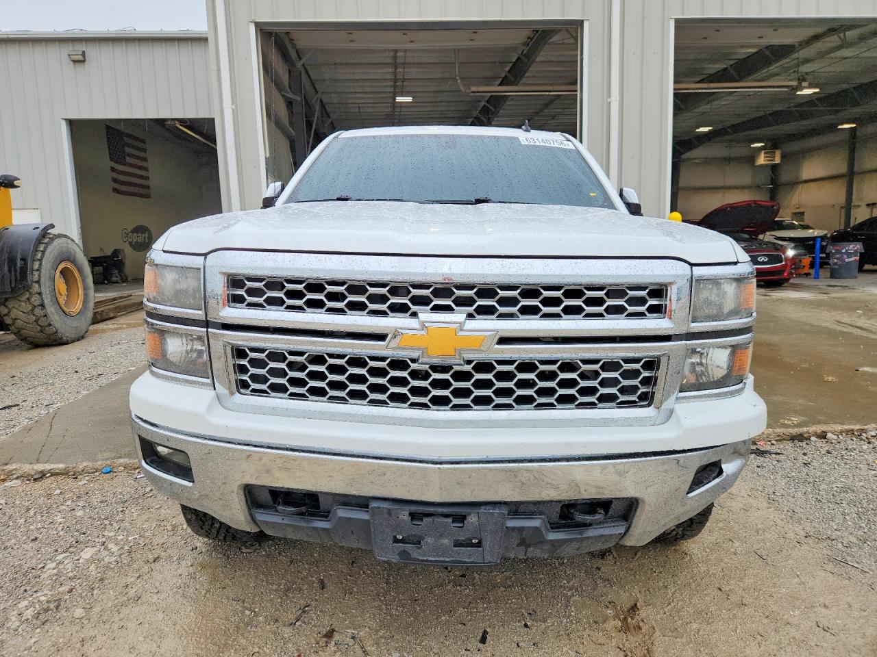 2014 Chevrolet Silverado K1500 Lt White vin: 1GCVKREH2EZ114314