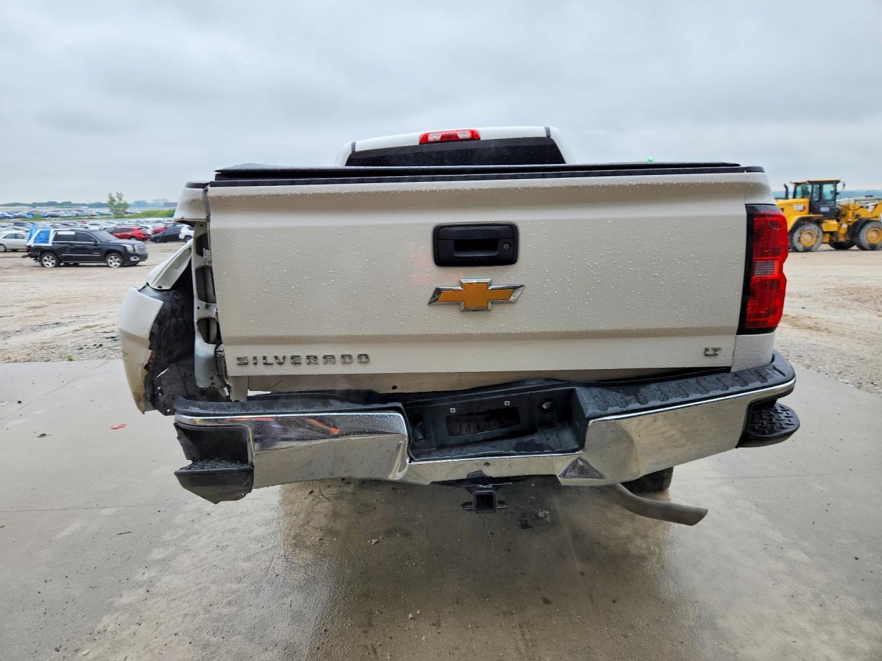 2014 Chevrolet Silverado K1500 Lt White vin: 1GCVKREH2EZ114314