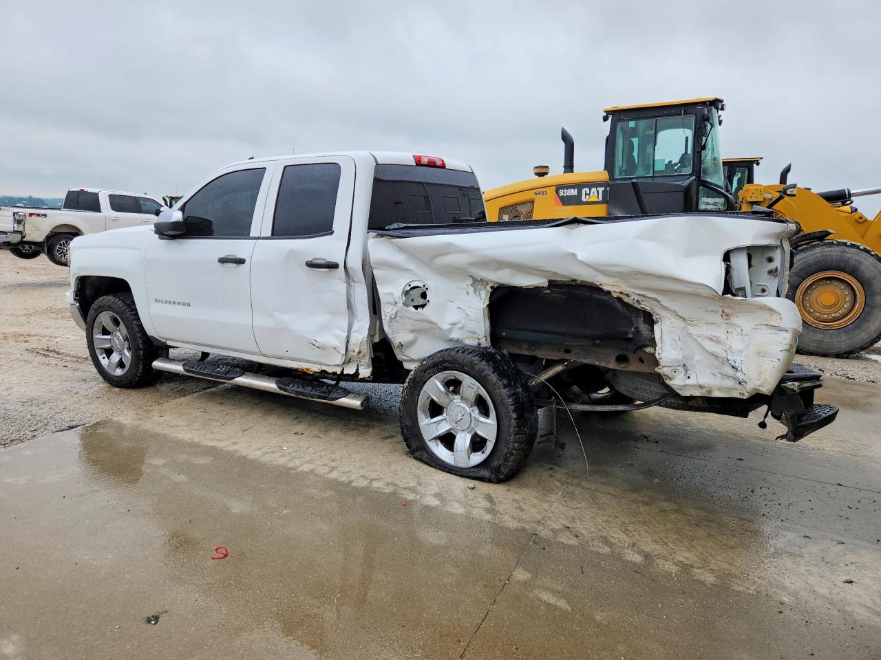 2014 Chevrolet Silverado K1500 Lt White vin: 1GCVKREH2EZ114314