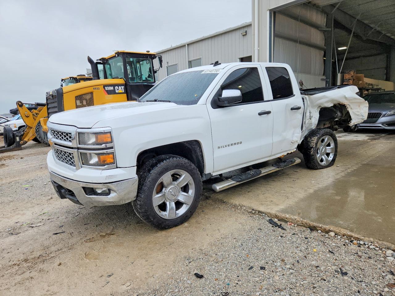 2014 Chevrolet Silverado K1500 Lt White vin: 1GCVKREH2EZ114314