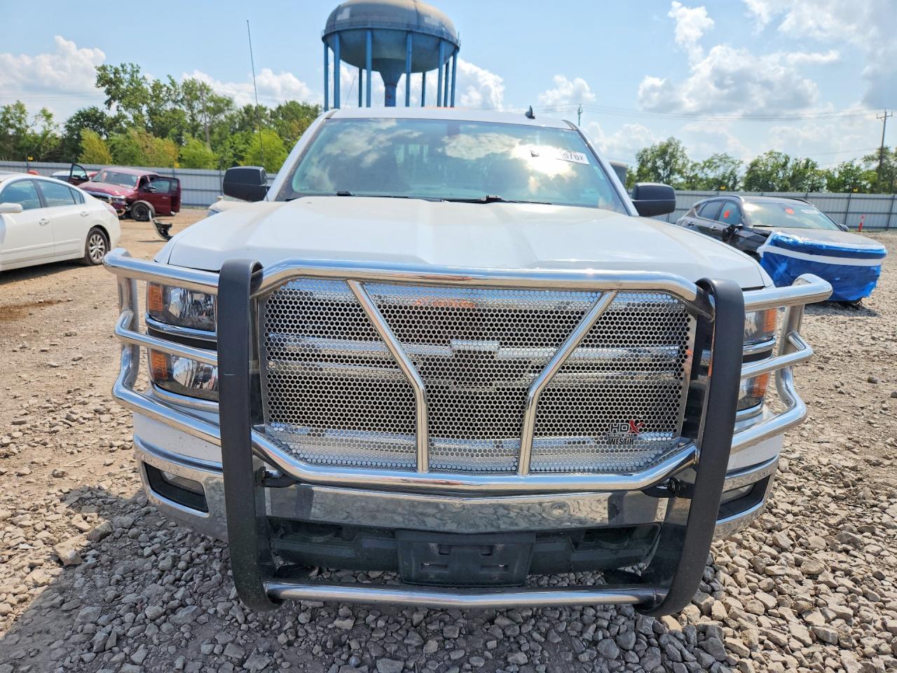 2014 Chevrolet Silverado K1500 Lt White vin: 1GCVKREH2EZ188378