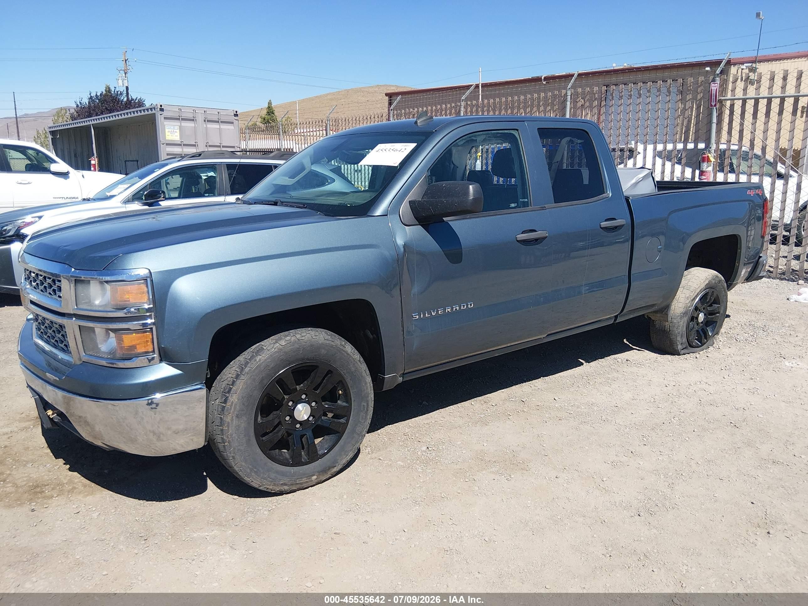 2014 Chevrolet Silverado 1500 Lt Синий vin: 1GCVKREH2EZ328851