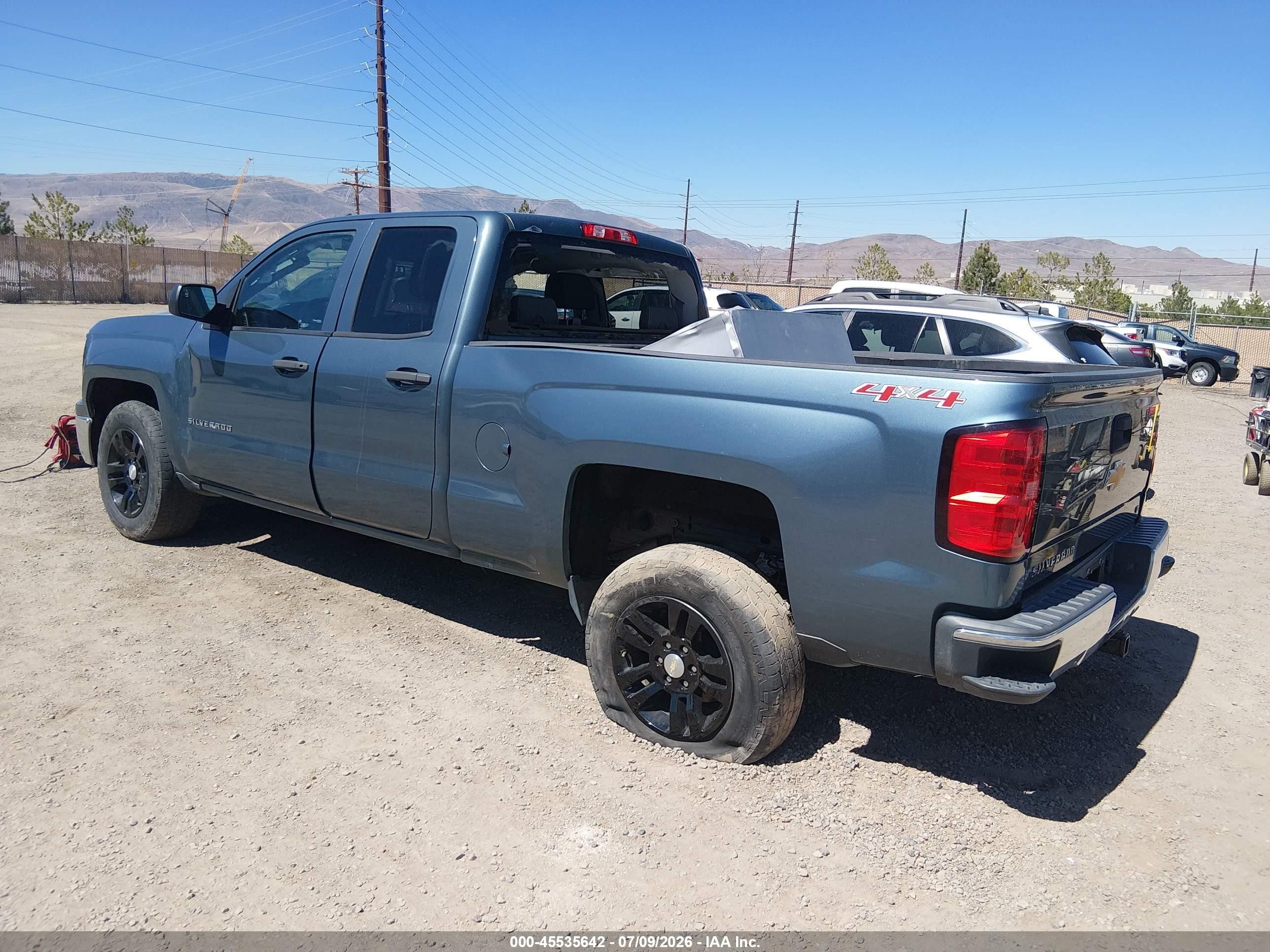 2014 Chevrolet Silverado 1500 Lt Синий vin: 1GCVKREH2EZ328851