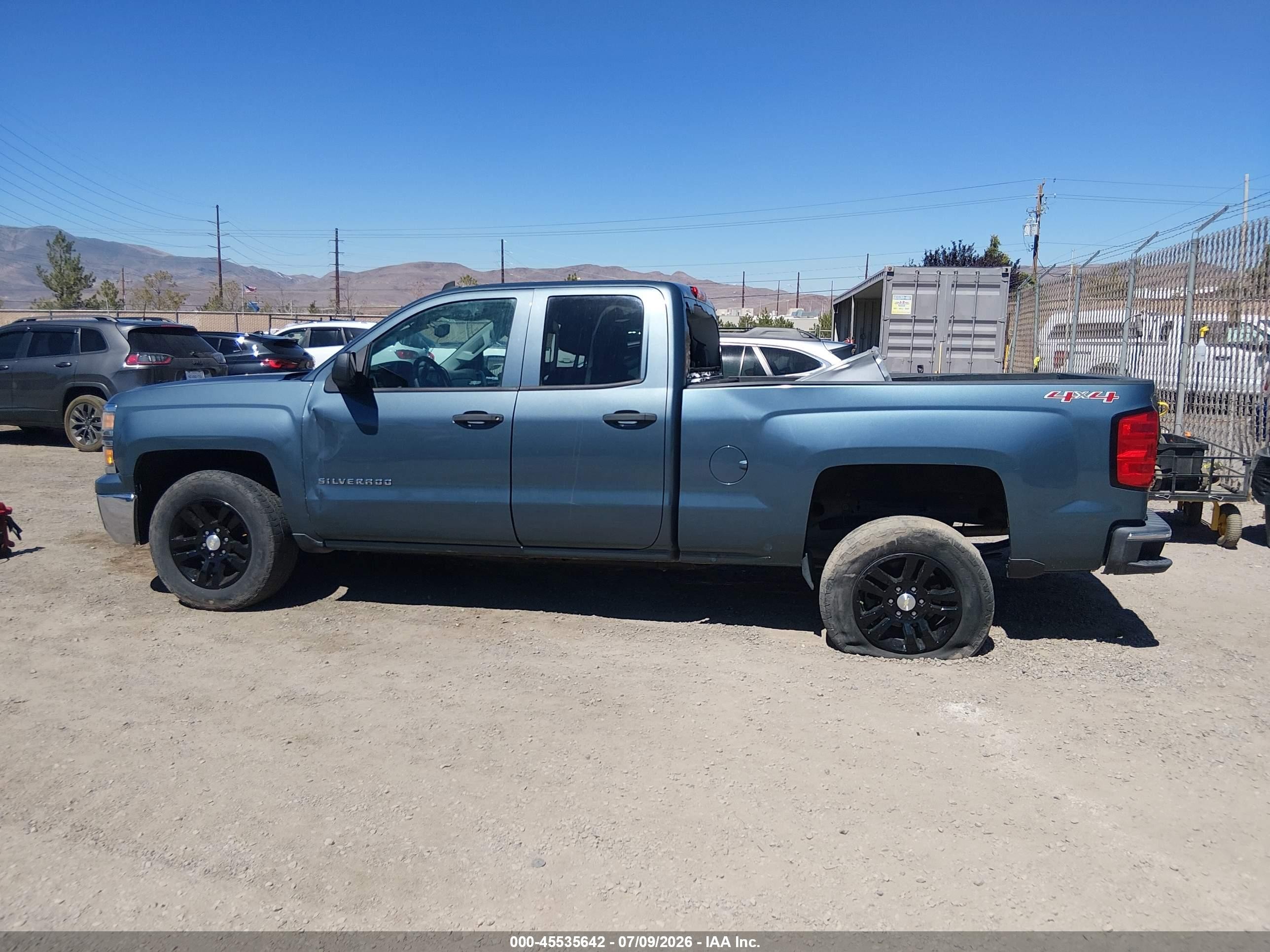 2014 Chevrolet Silverado 1500 Lt Синий vin: 1GCVKREH2EZ328851