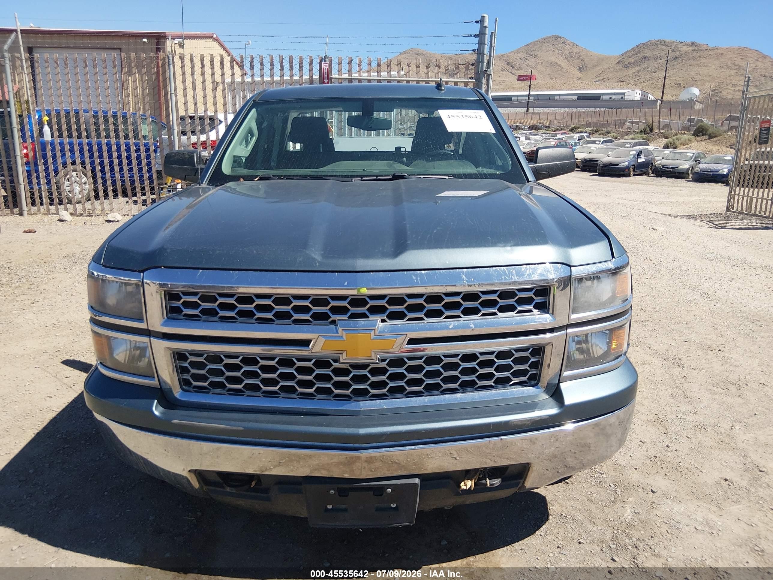 2014 Chevrolet Silverado 1500 Lt Синий vin: 1GCVKREH2EZ328851